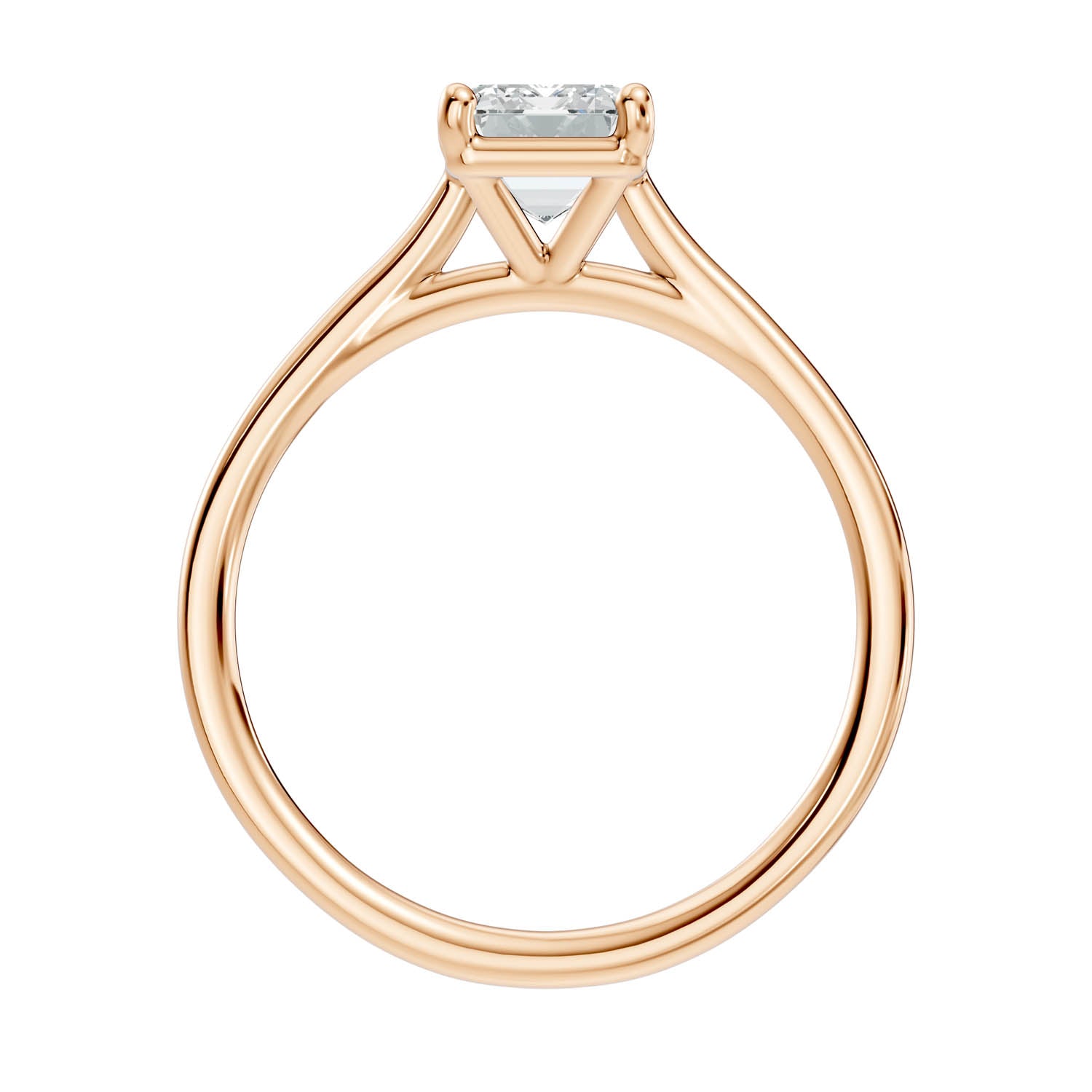 1.48 Ct. Emerald Cut Solitaire Engagement Ring (10EMC) 3