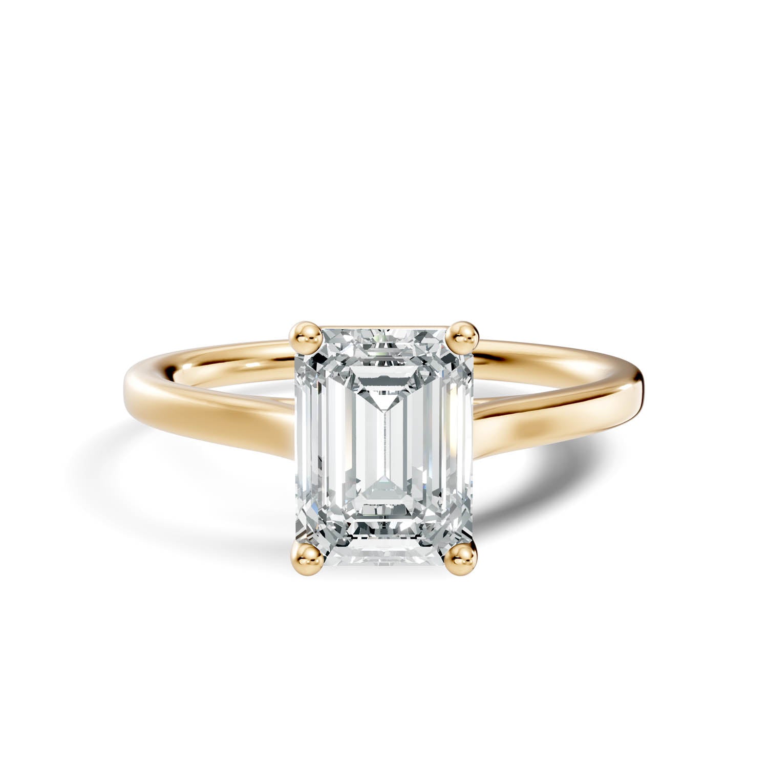 1.48 Ct. Emerald Cut Solitaire Engagement Ring (10EMC) 6