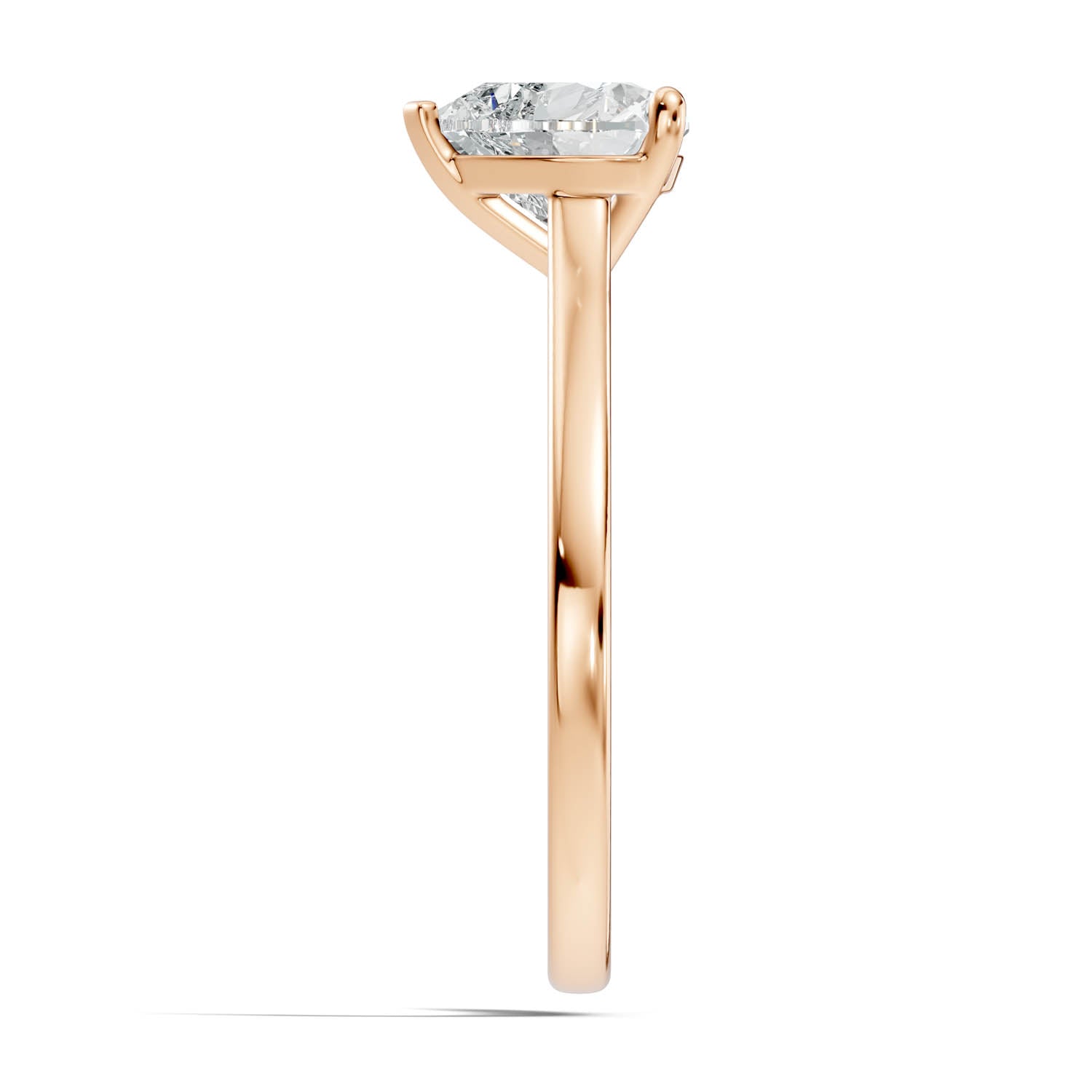 1.50 Ct. Heart Shape Solitaire Engagement Ring (10HEC) 15