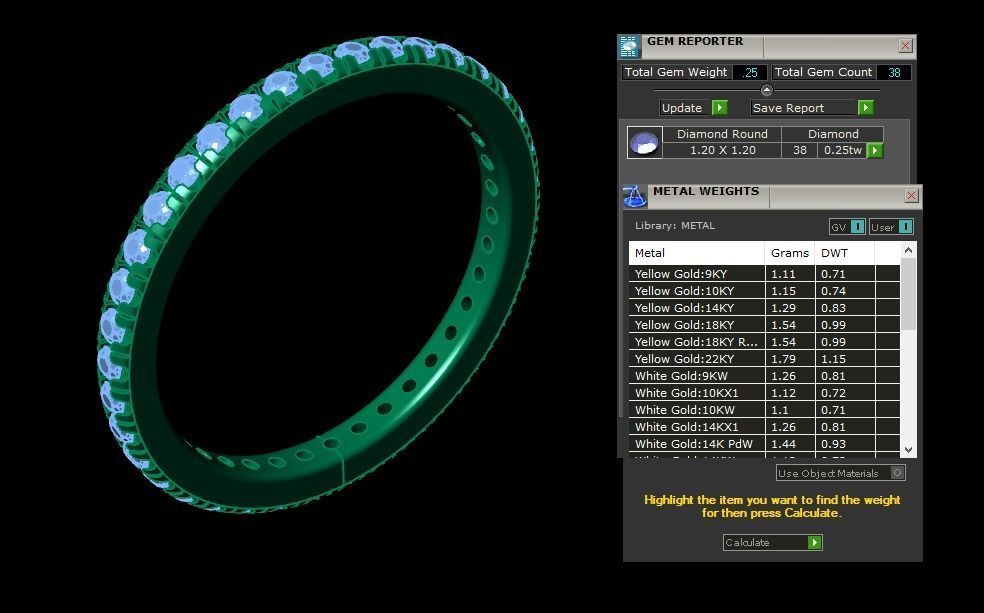 .25 Ct. Round Diamond Eternity Band with Shared Prong Design (JBW-120MM) 19