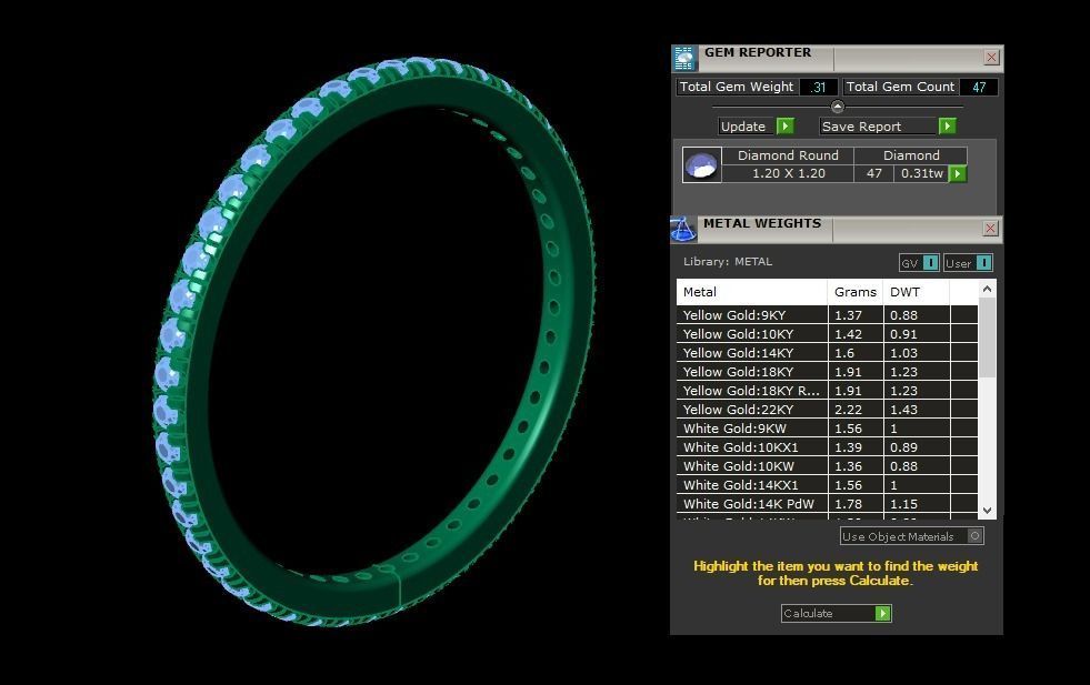 .25 Ct. Round Diamond Eternity Band with Shared Prong Design (JBW-120MM) 30