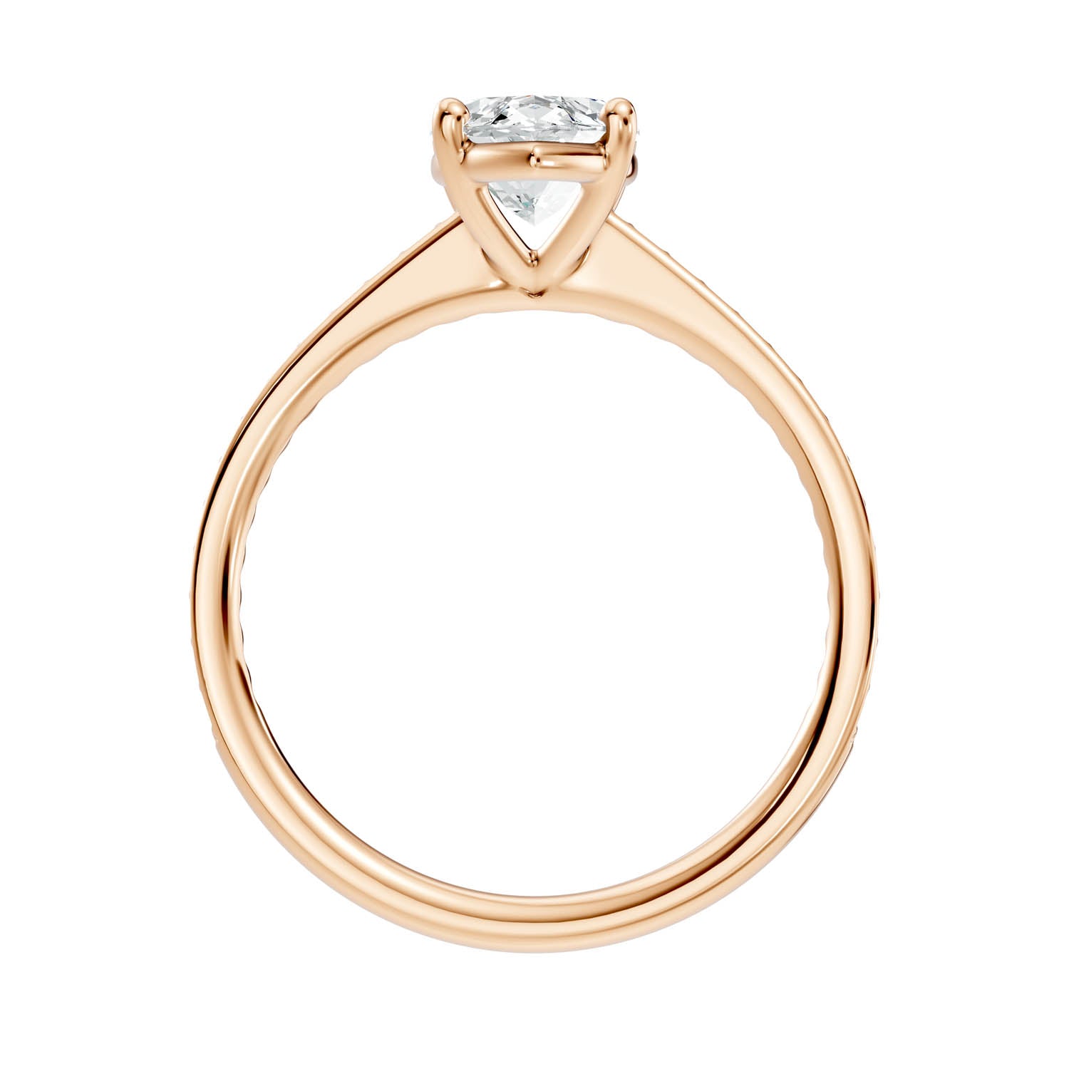 1.63 Ct. Marquise Cut Pavé Diamond Engagement Ring (10MAP) 3