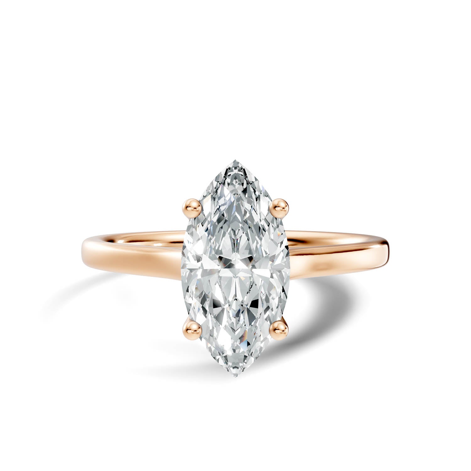 1.46 Ct. Marquise Cut Solitaire Engagement Ring (10MAC) 8