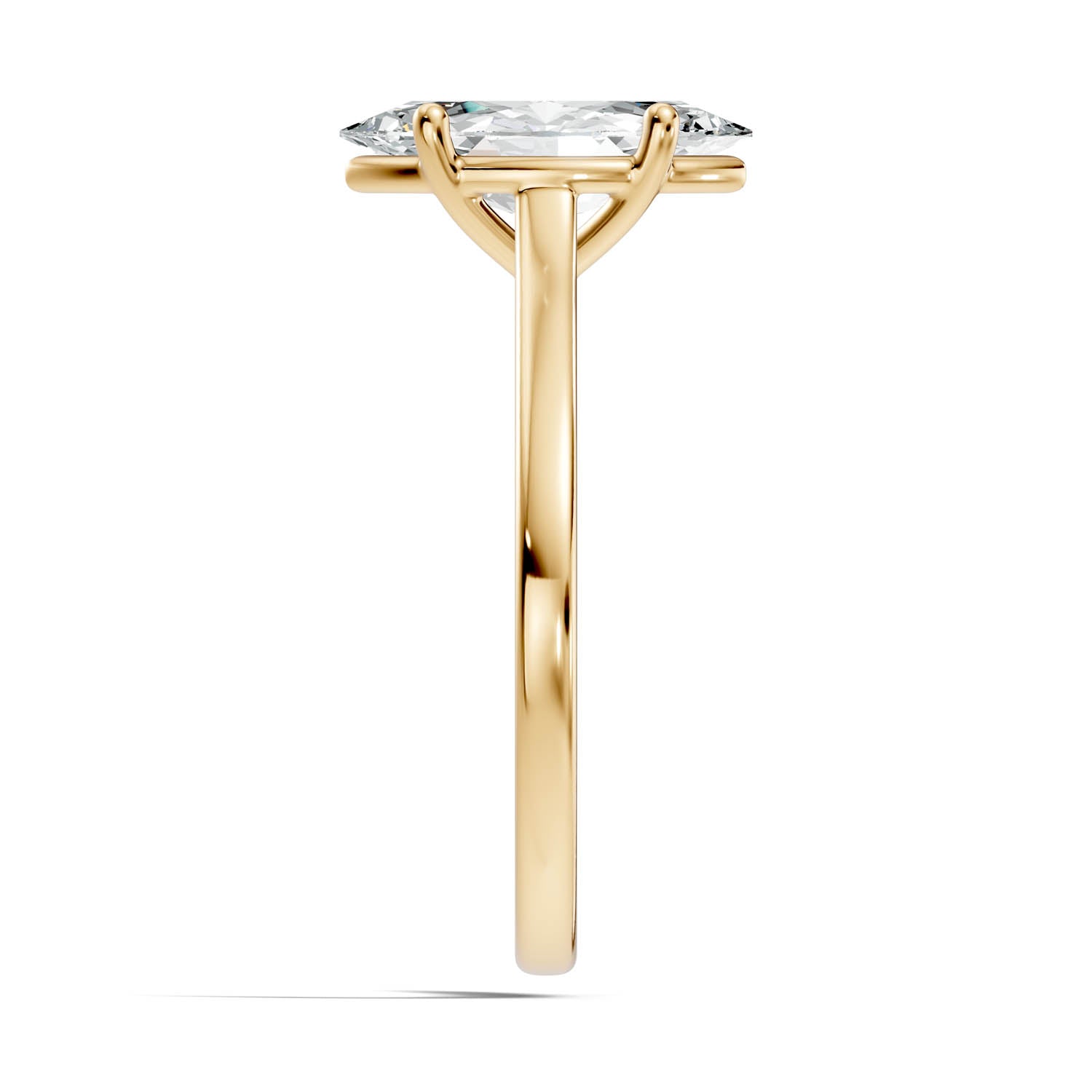 1.46 Ct. Marquise Cut Solitaire Engagement Ring (10MAC) 10