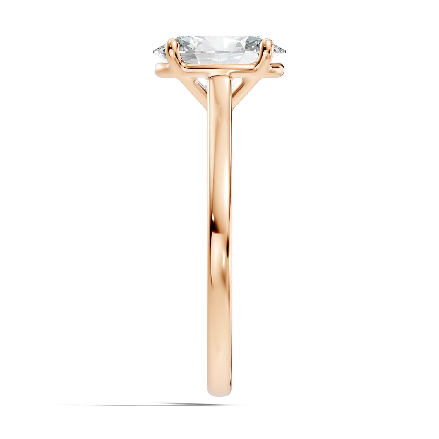1.45 Ct. Oval Cut Solitaire Engagement Ring (10OVC) 15