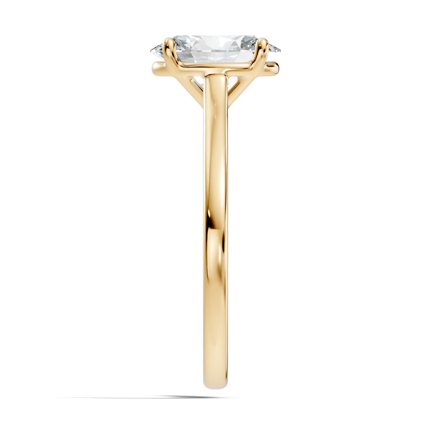 1.45 Ct. Oval Cut Solitaire Engagement Ring (10OVC) 12