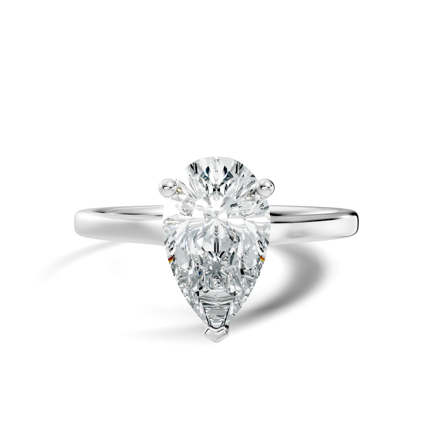 1.49 Ct. Pear Shape Solitaire Engagement Ring (10PEC) 13