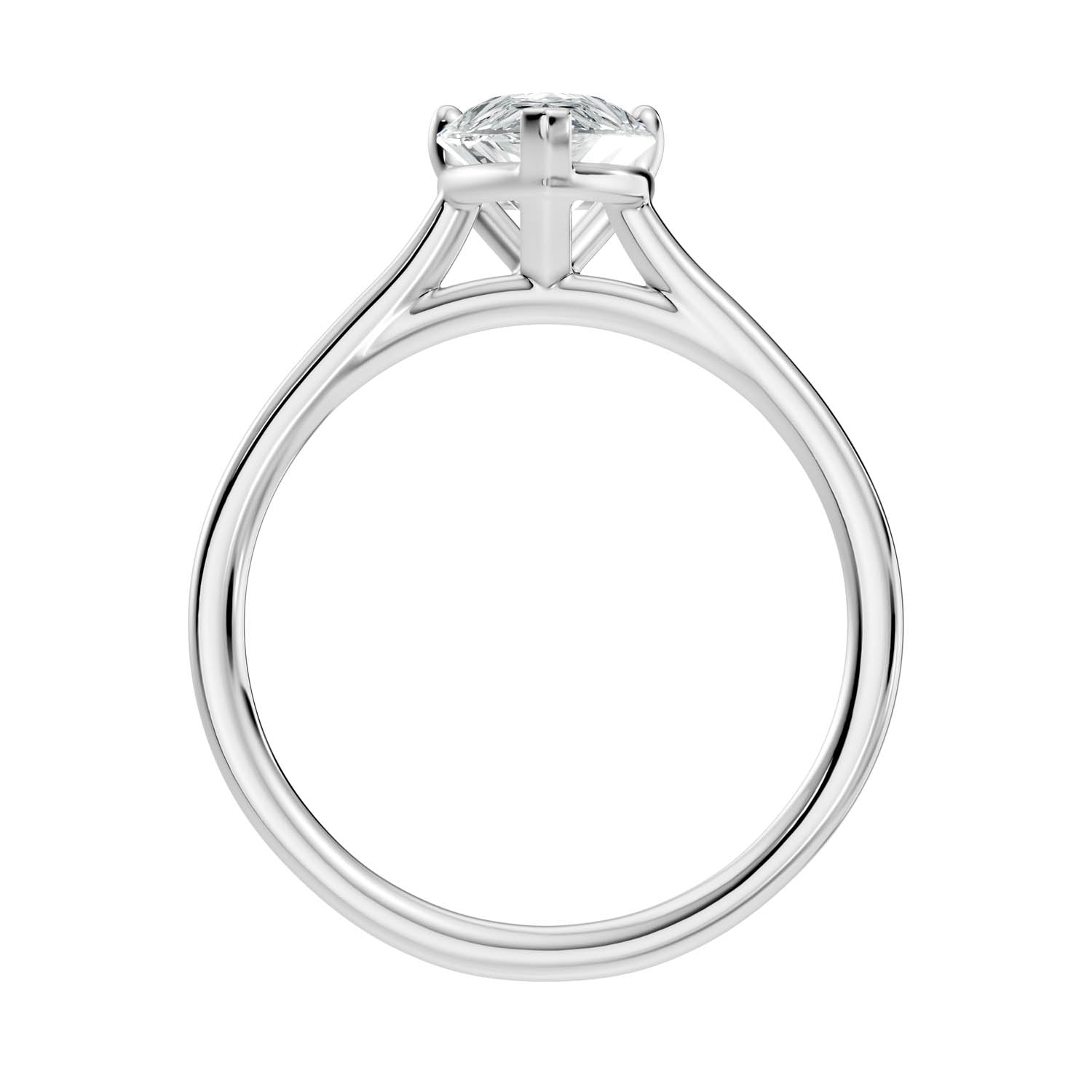 1.49 Ct. Pear Shape Solitaire Engagement Ring (10PEC) 14