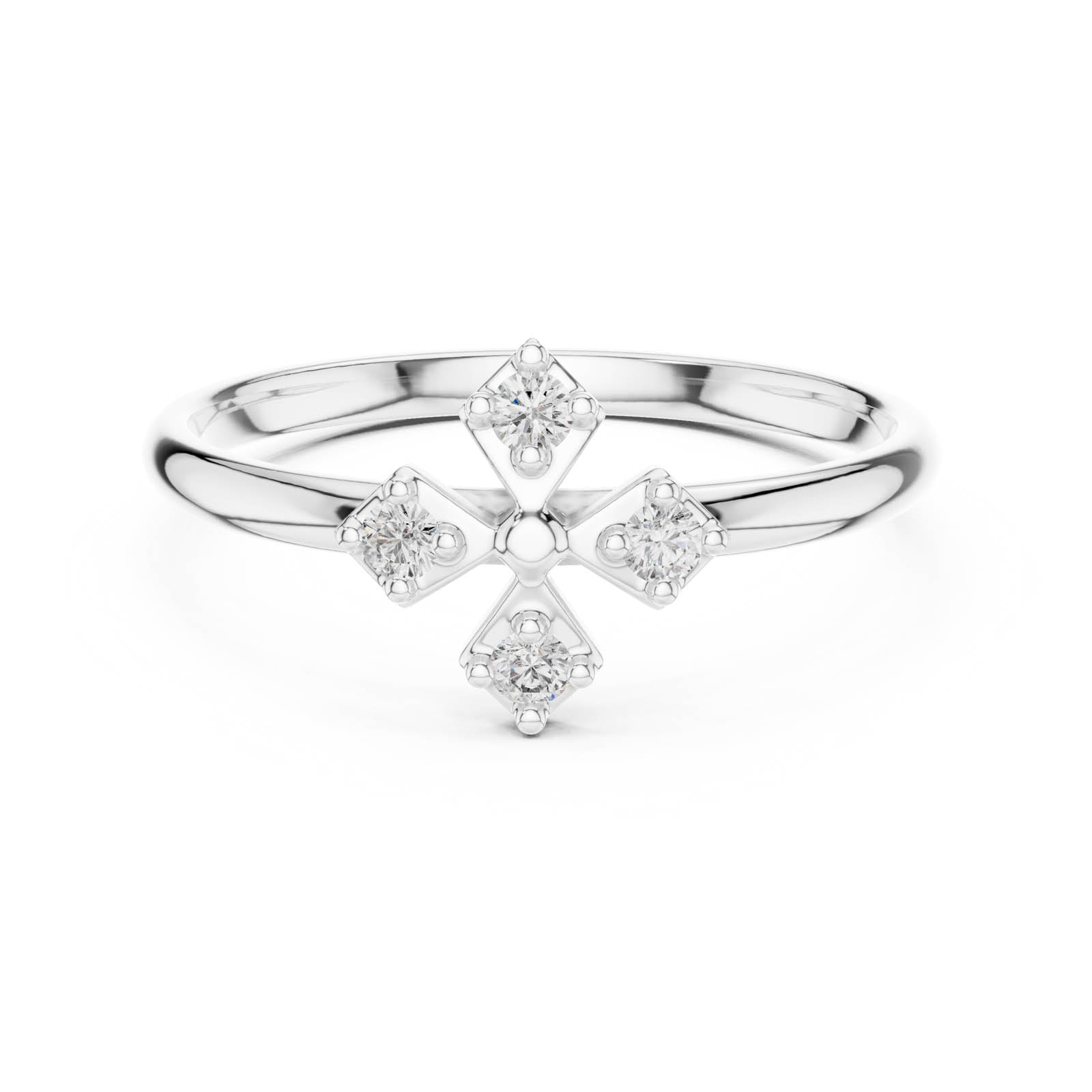 .06 Ct. Diamond Floral Cluster Ring (1 (260))