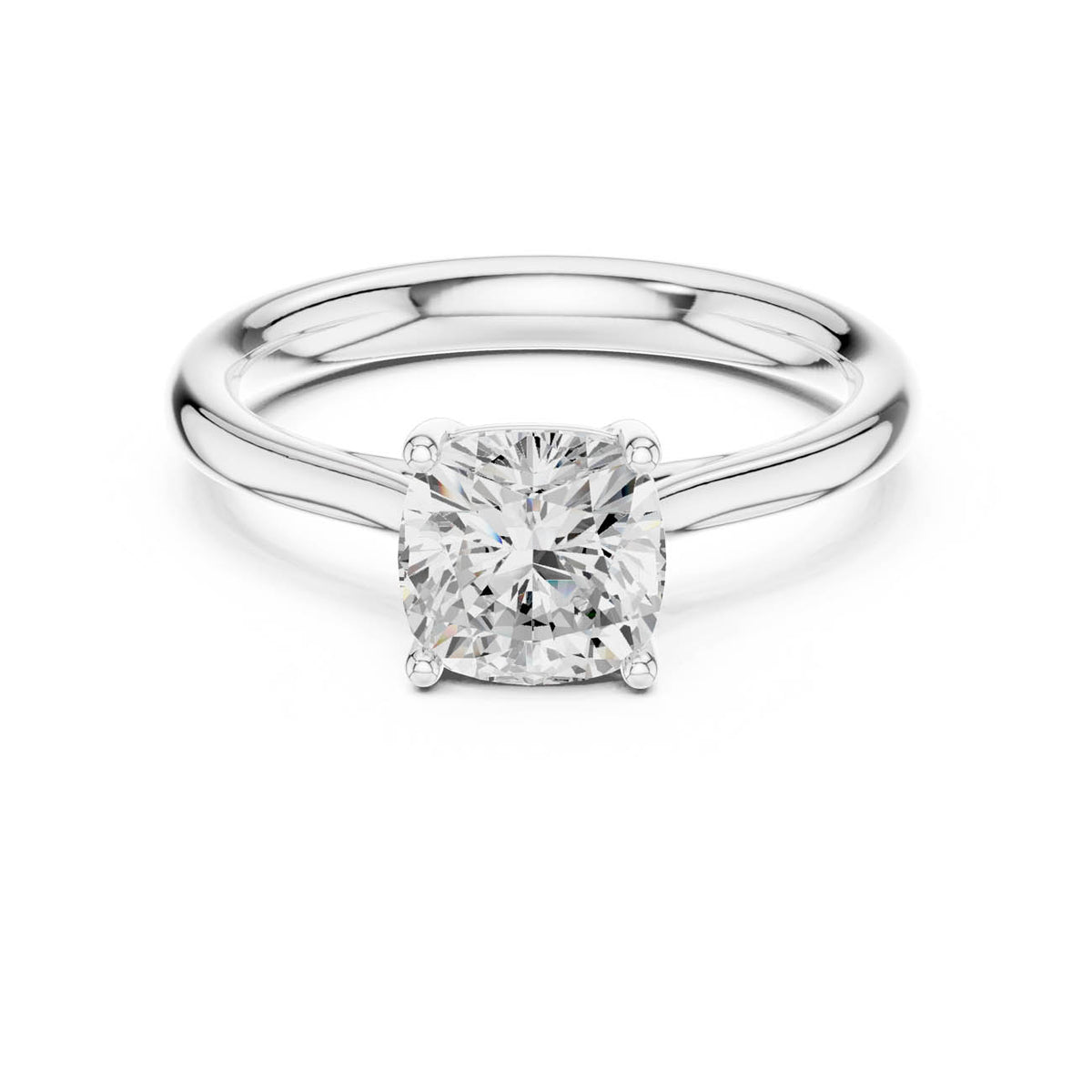 1.12 Ct. Cushion-Cut Diamond Solitaire Ring 3