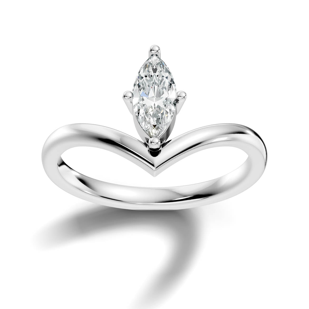 .50 Ct. Marquise Cut Diamond Chevron Ring 3