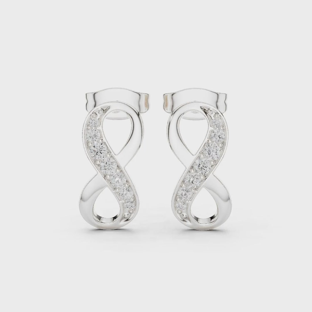 .16 Ct. Infinity Diamond Earrings (SBER(51))