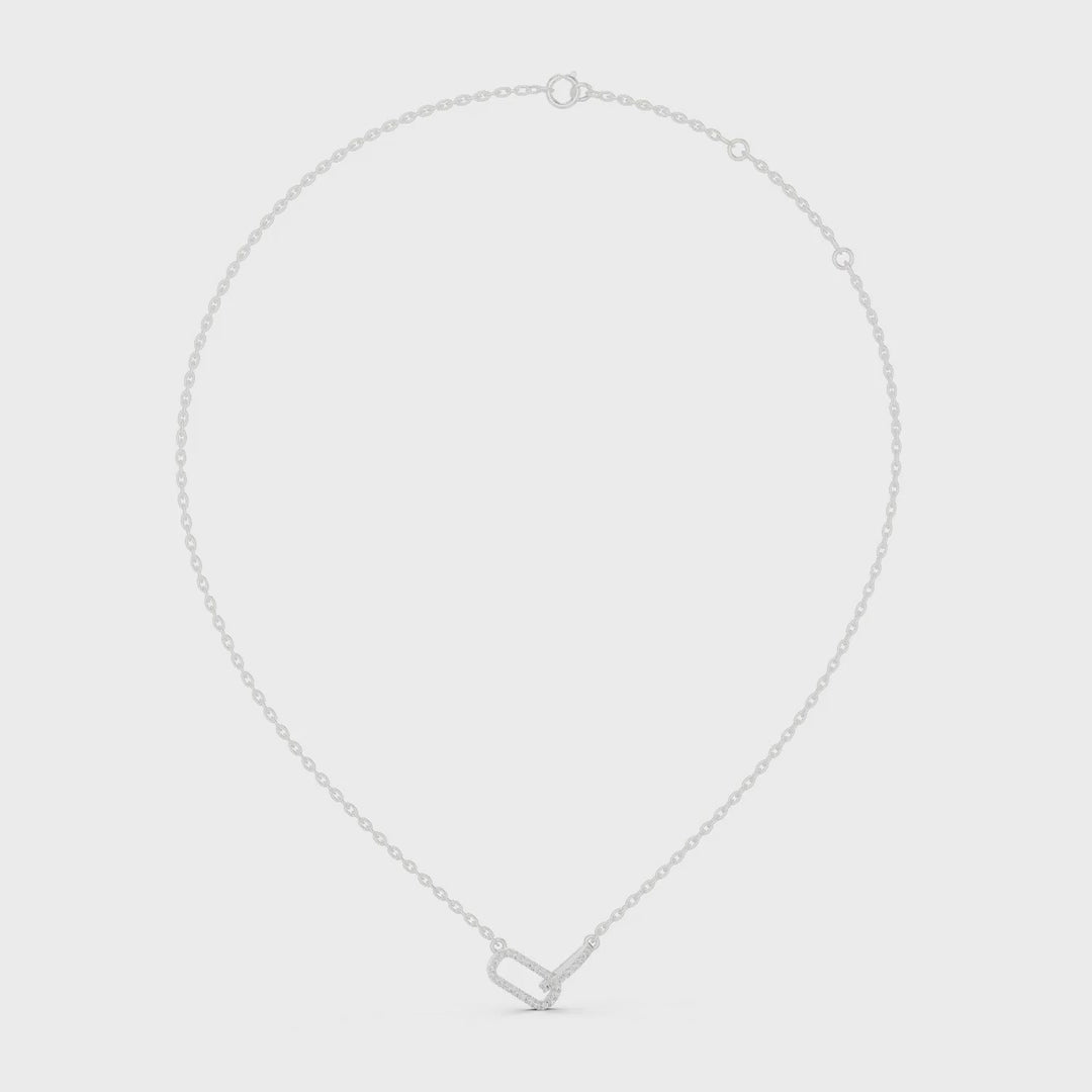 .30 Ct. Interlocking Diamond Link Pendant Necklace (SBWN (50))