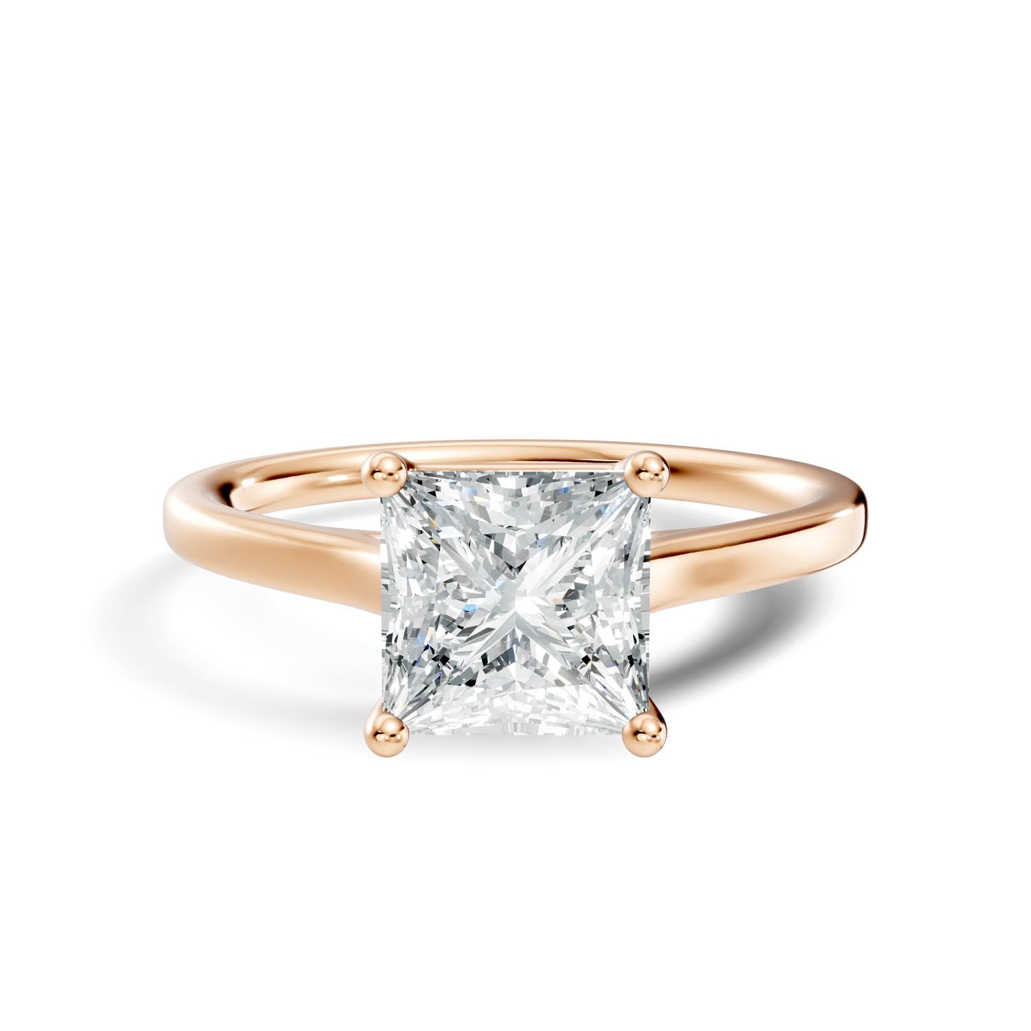 1.52 Ct. Princess Cut Solitaire Engagement Ring (10PRC) 15