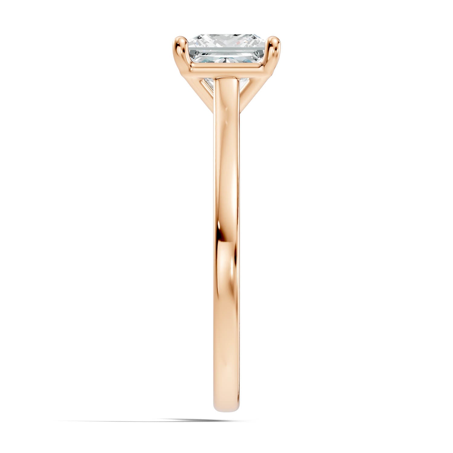 1.52 Ct. Princess Cut Solitaire Engagement Ring (10PRC) 12