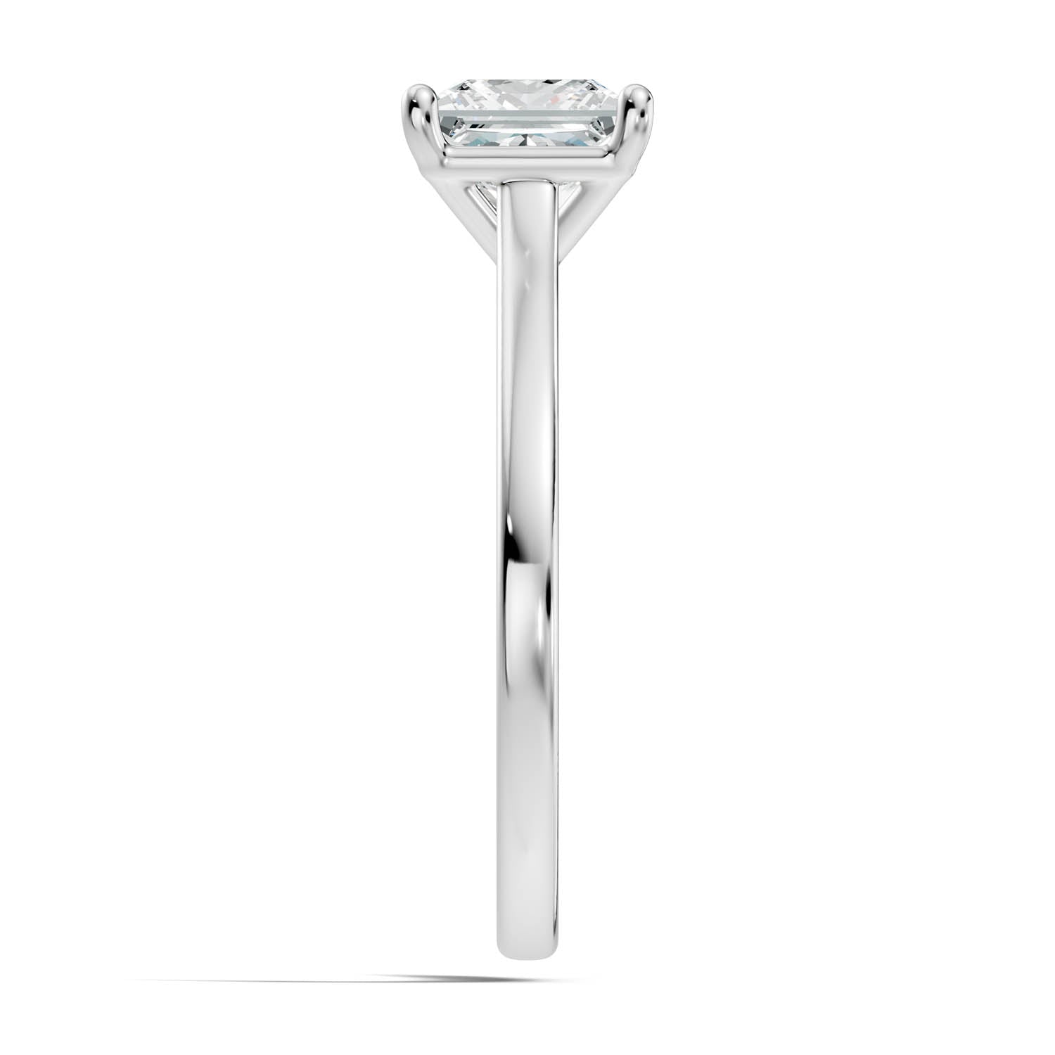 1.52 Ct. Princess Cut Solitaire Engagement Ring (10PRC) 10