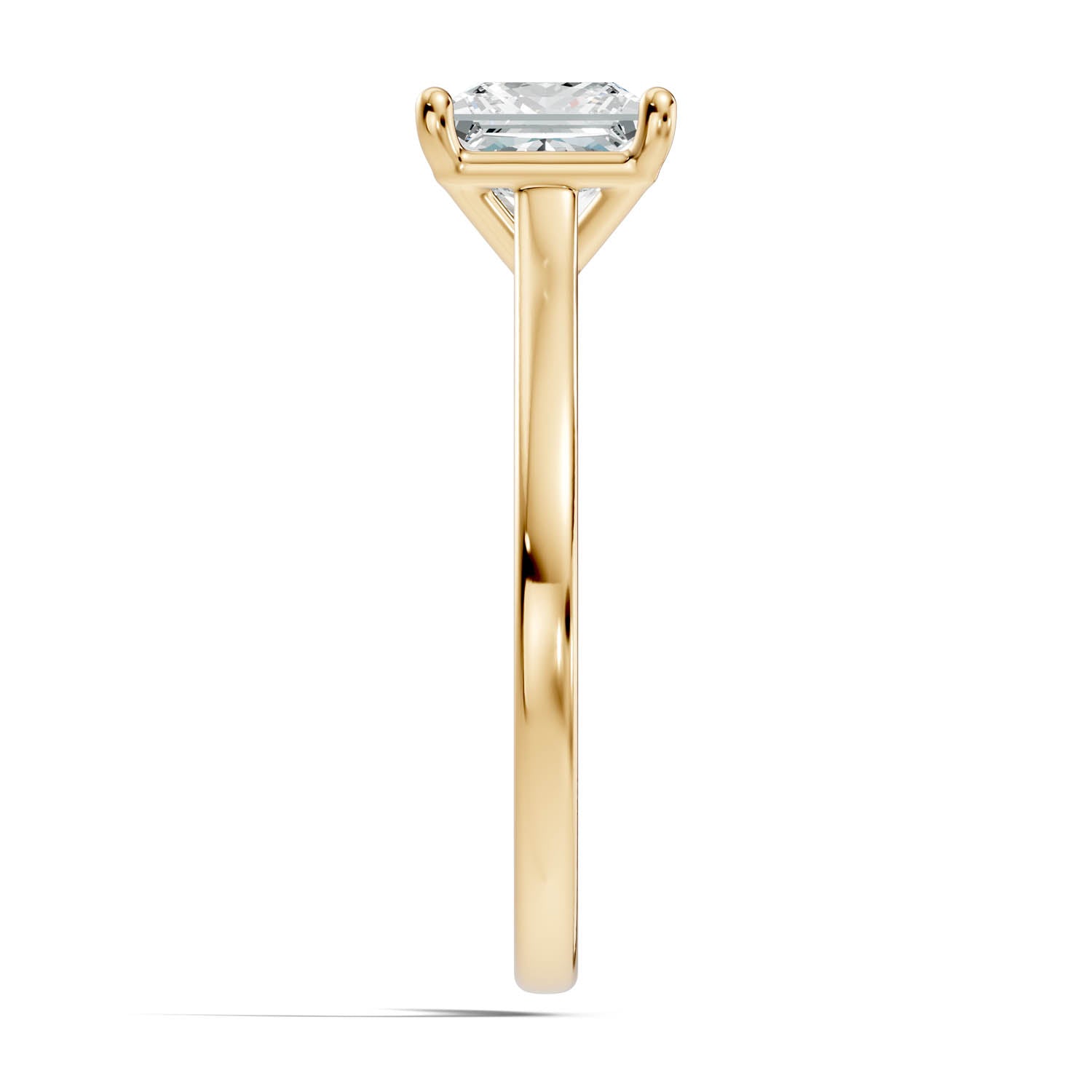 1.52 Ct. Princess Cut Solitaire Engagement Ring (10PRC) 8