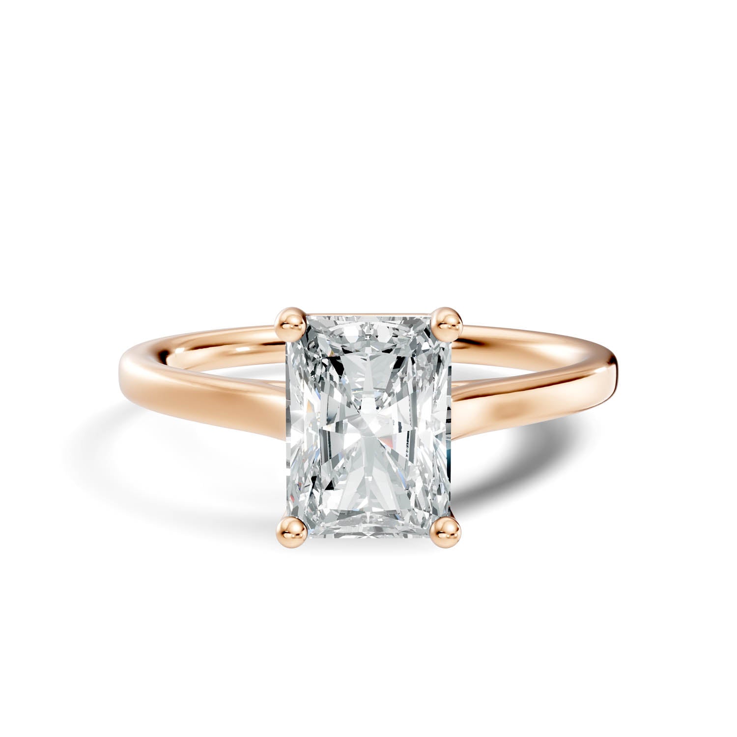1.51 Ct. Radiant Cut Solitaire Engagement Ring (10RAC) 5