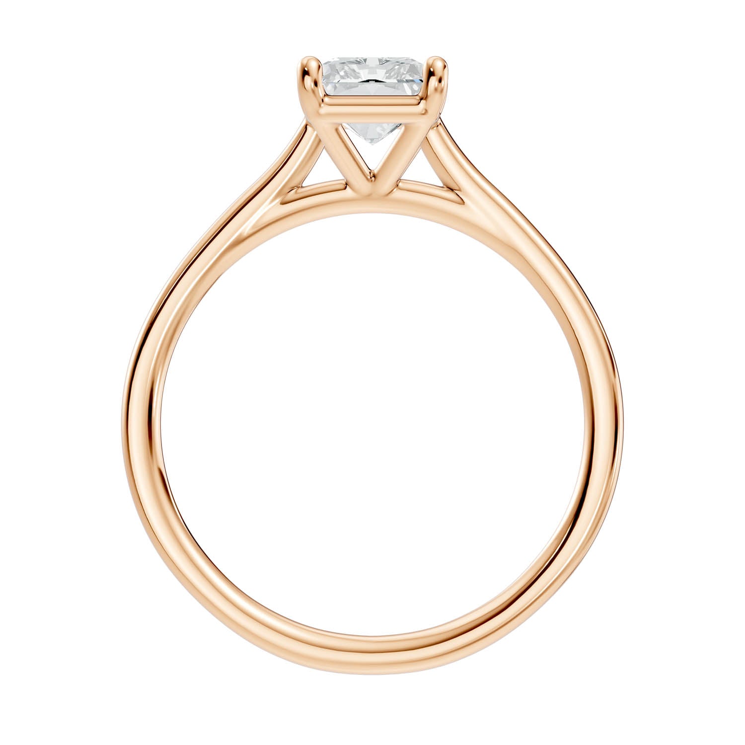 1.51 Ct. Radiant Cut Solitaire Engagement Ring (10RAC) 3