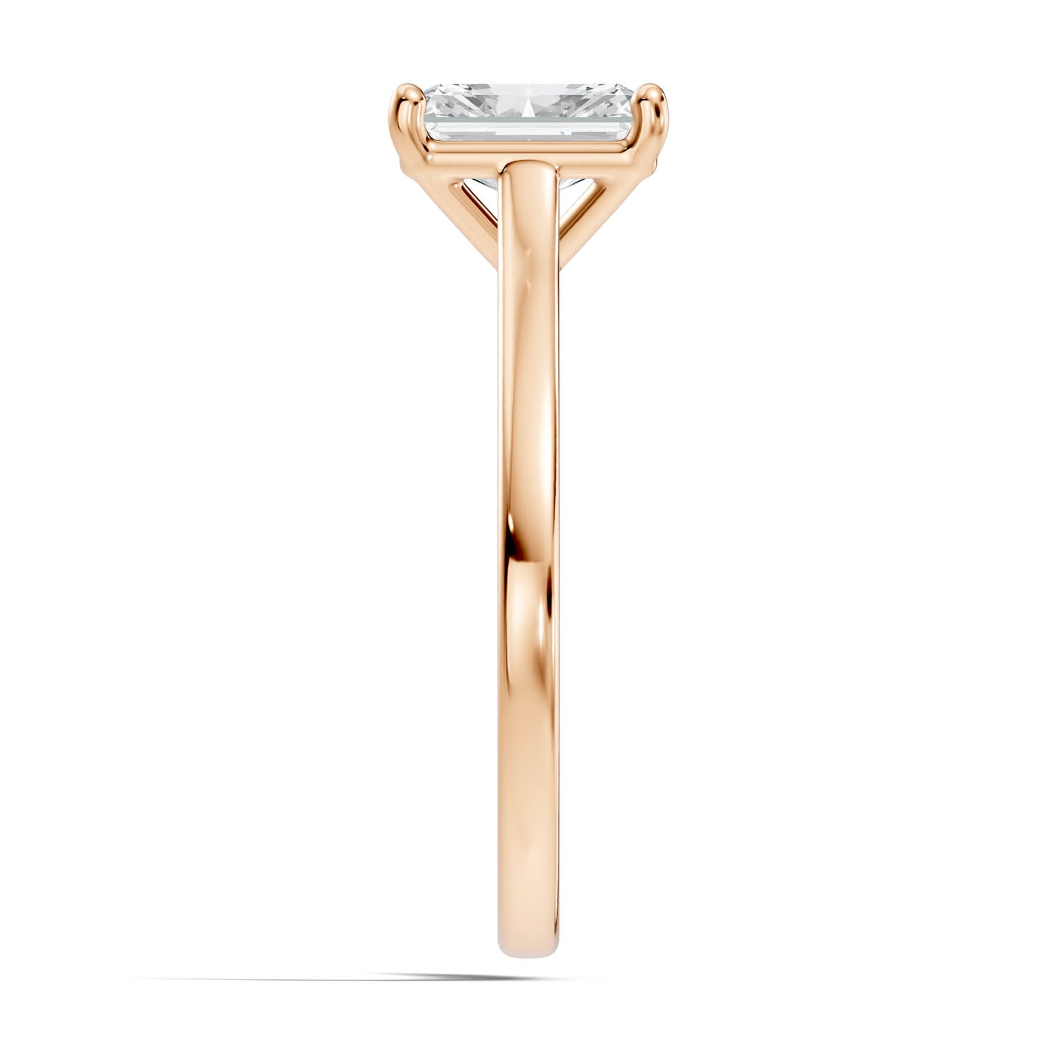 1.51 Ct. Radiant Cut Solitaire Engagement Ring (10RAC) 7
