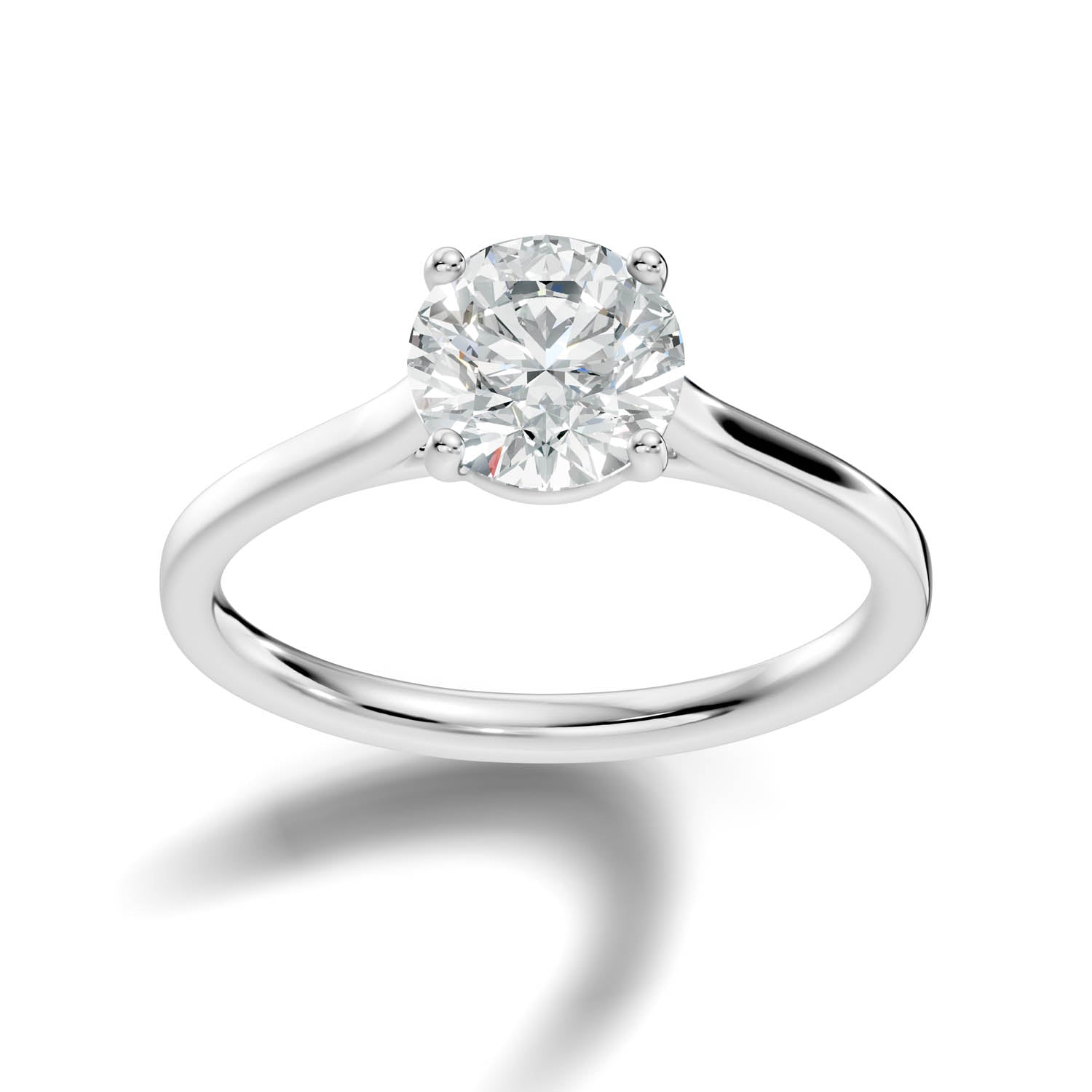1.48 Ct. Round Brilliant Solitaire Engagement Ring (10ROC)