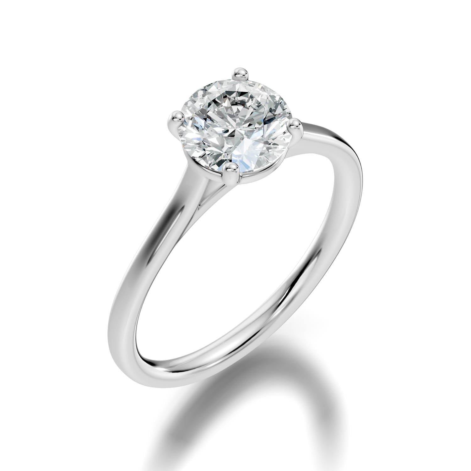 1.48 Ct. Round Brilliant Solitaire Engagement Ring (10ROC) 13