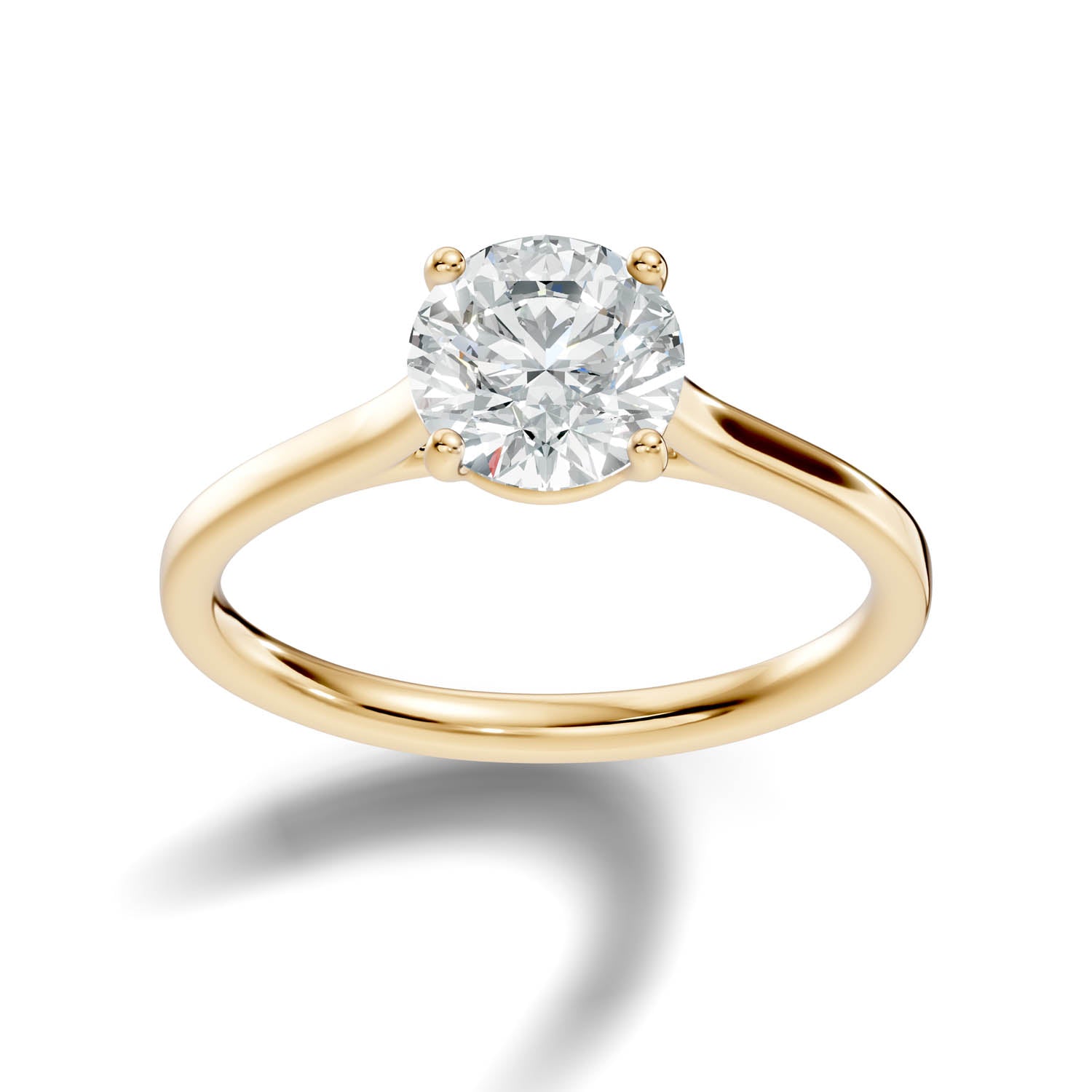 1.48 Ct. Round Brilliant Solitaire Engagement Ring (10ROC) 14