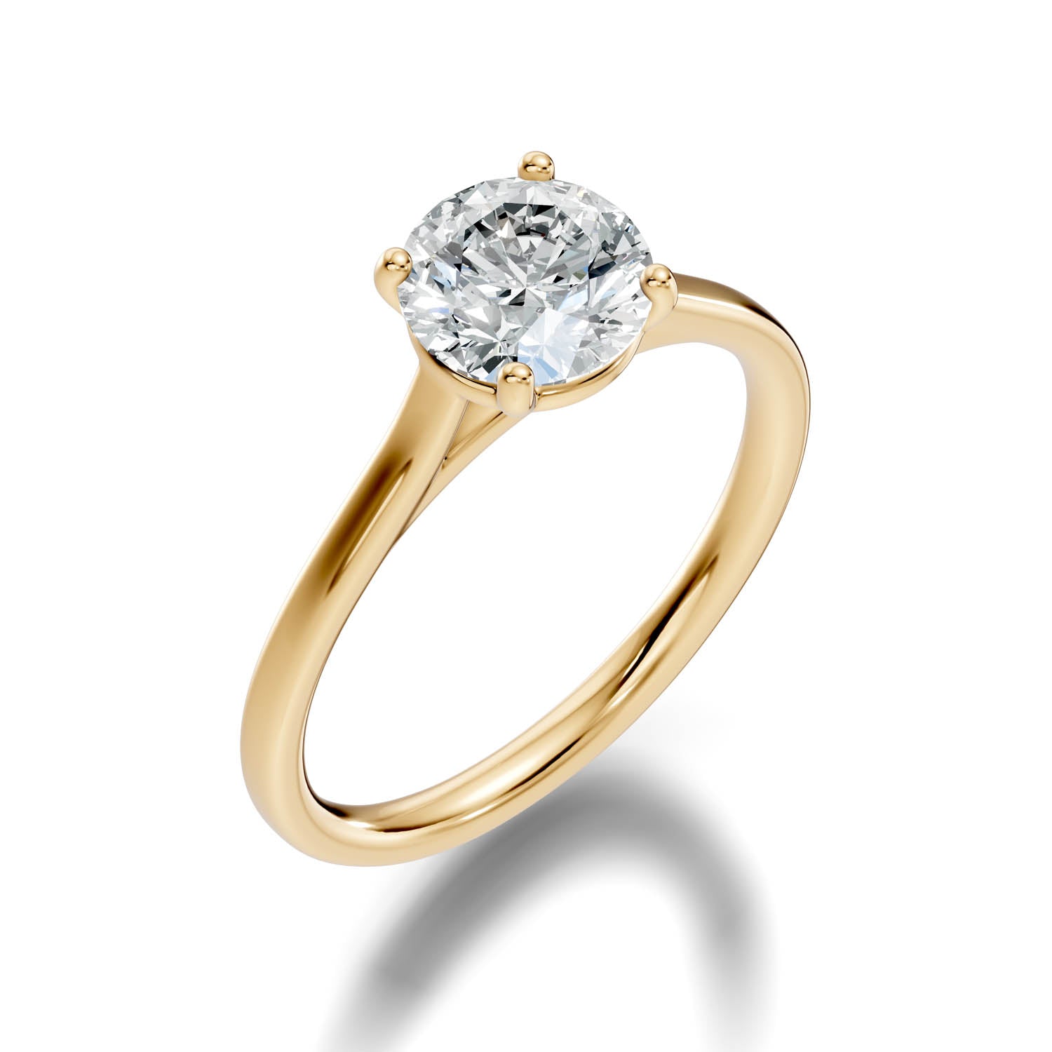 1.48 Ct. Round Brilliant Solitaire Engagement Ring (10ROC)