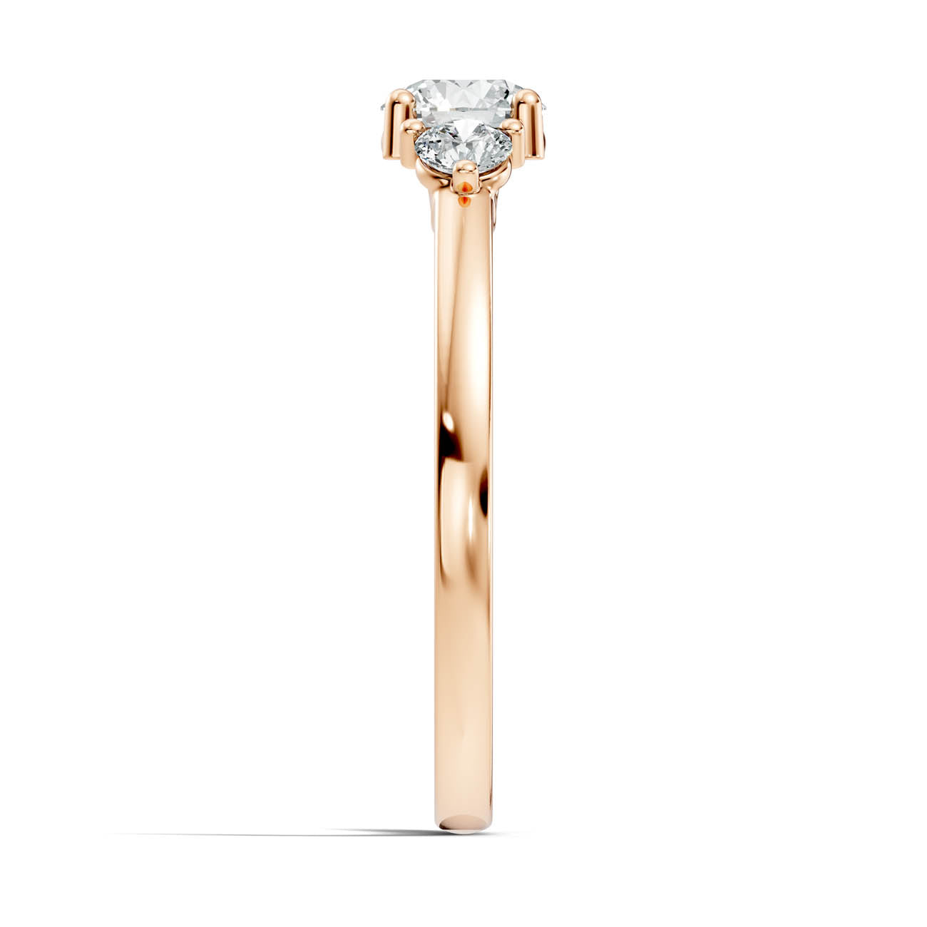 .70 Ct. Round Three-Stone Diamond Ring (17-a2) 8