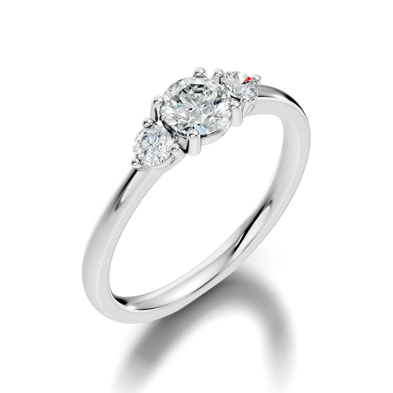 .70 Ct. Round Three-Stone Diamond Ring (17-a2) 13