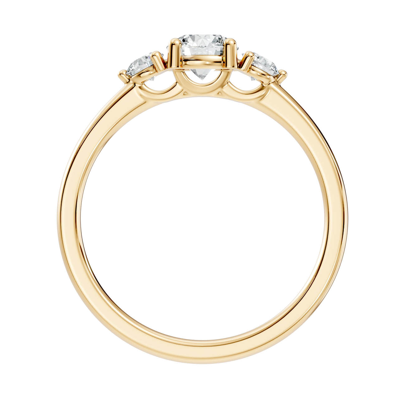 .70 Ct. Round Three-Stone Diamond Ring (17-a2) 14