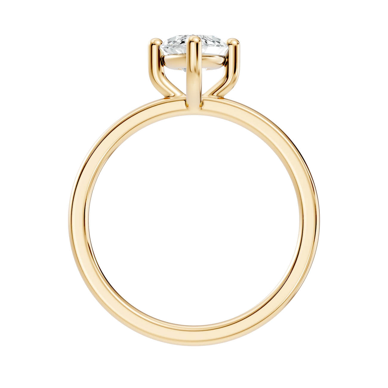 1.00 Ct. Marquise Cut Diamond Solitaire Engagement Ring (21-d copy) 14