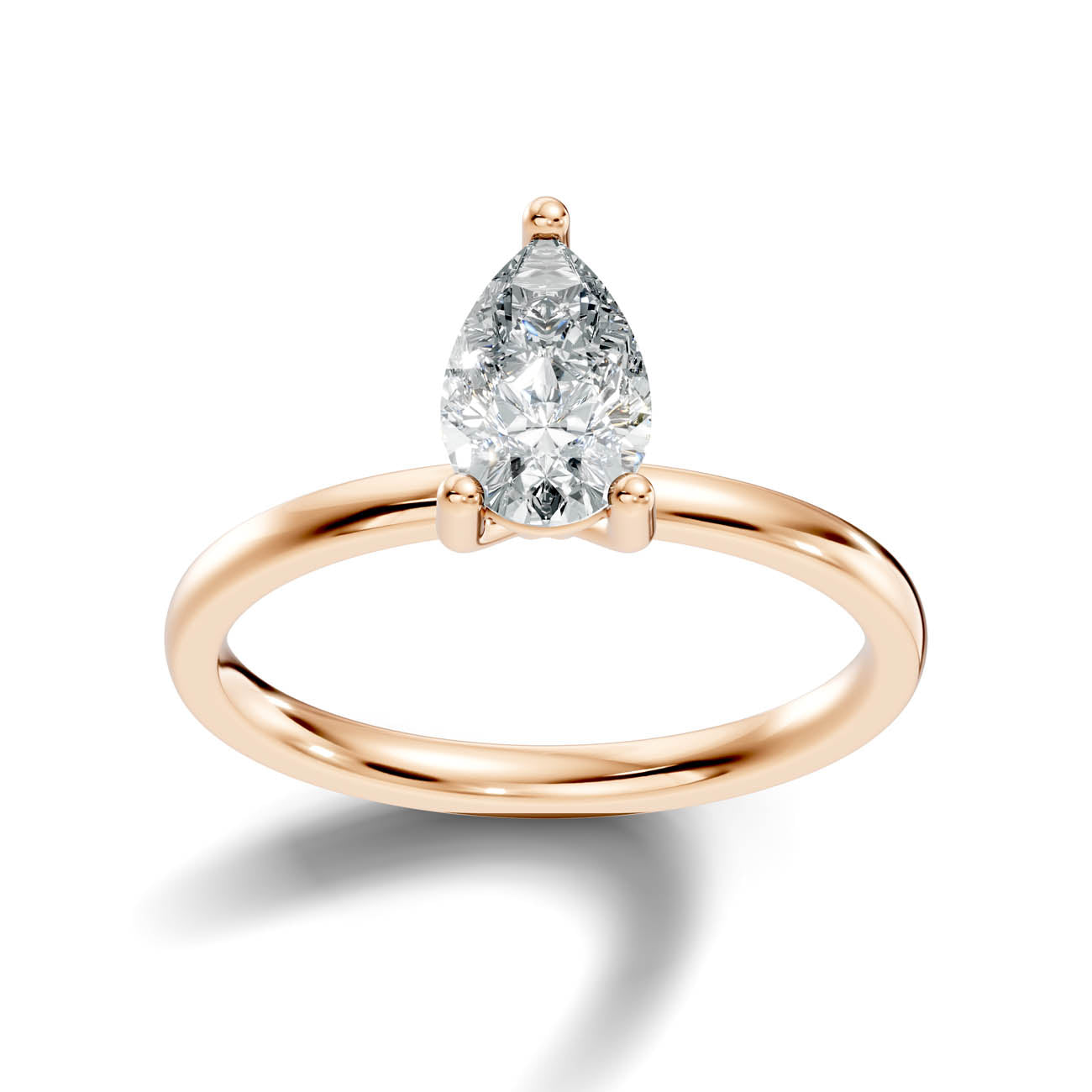 1.00 Ct. Pear Cut Diamond Solitaire Ring (21-f copy) 7