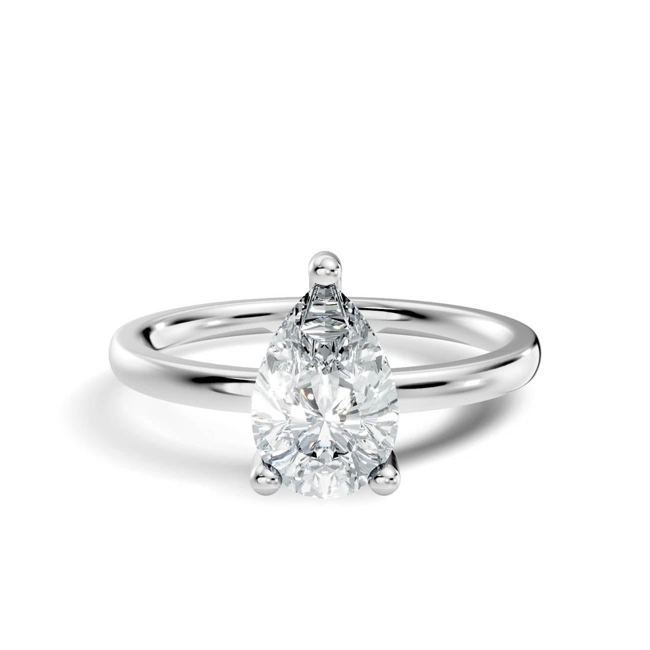 1.00 Ct. Pear Cut Diamond Solitaire Ring (21-f copy) 10