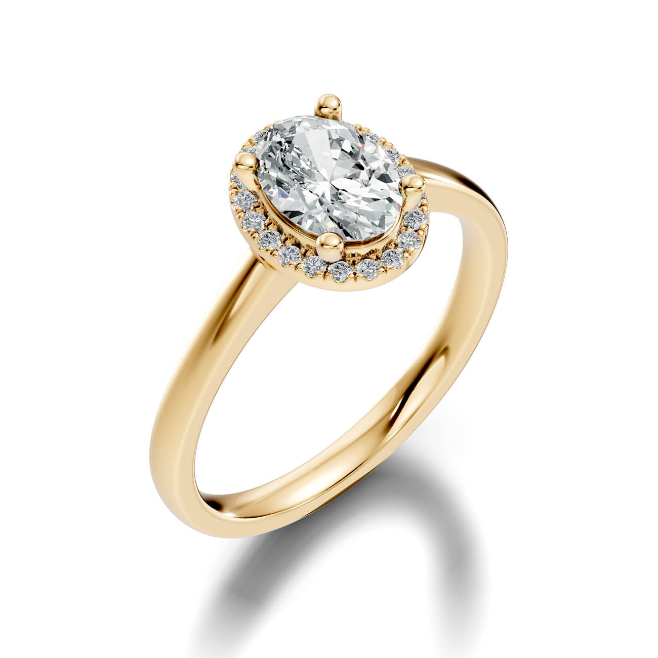 .50-1.00 Ct. Oval Diamond Halo Ring with Four-Prong Setting (ja1-c copy)