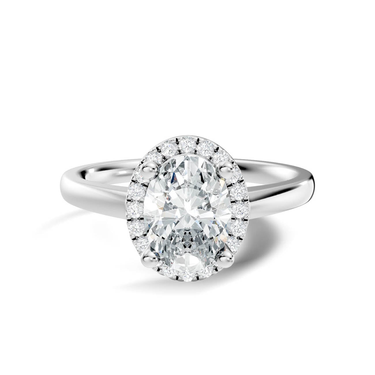 .50-1.00 Ct. Oval Diamond Halo Ring with Four-Prong Setting (ja1-c copy) 10