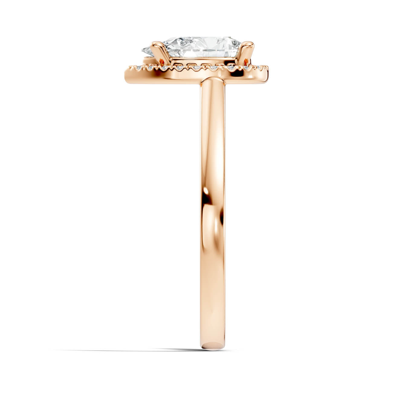 .50-1.00 Ct. Pear-Shaped Diamond Halo Ring with Four-Prong Setting (ja1-e copy) 8