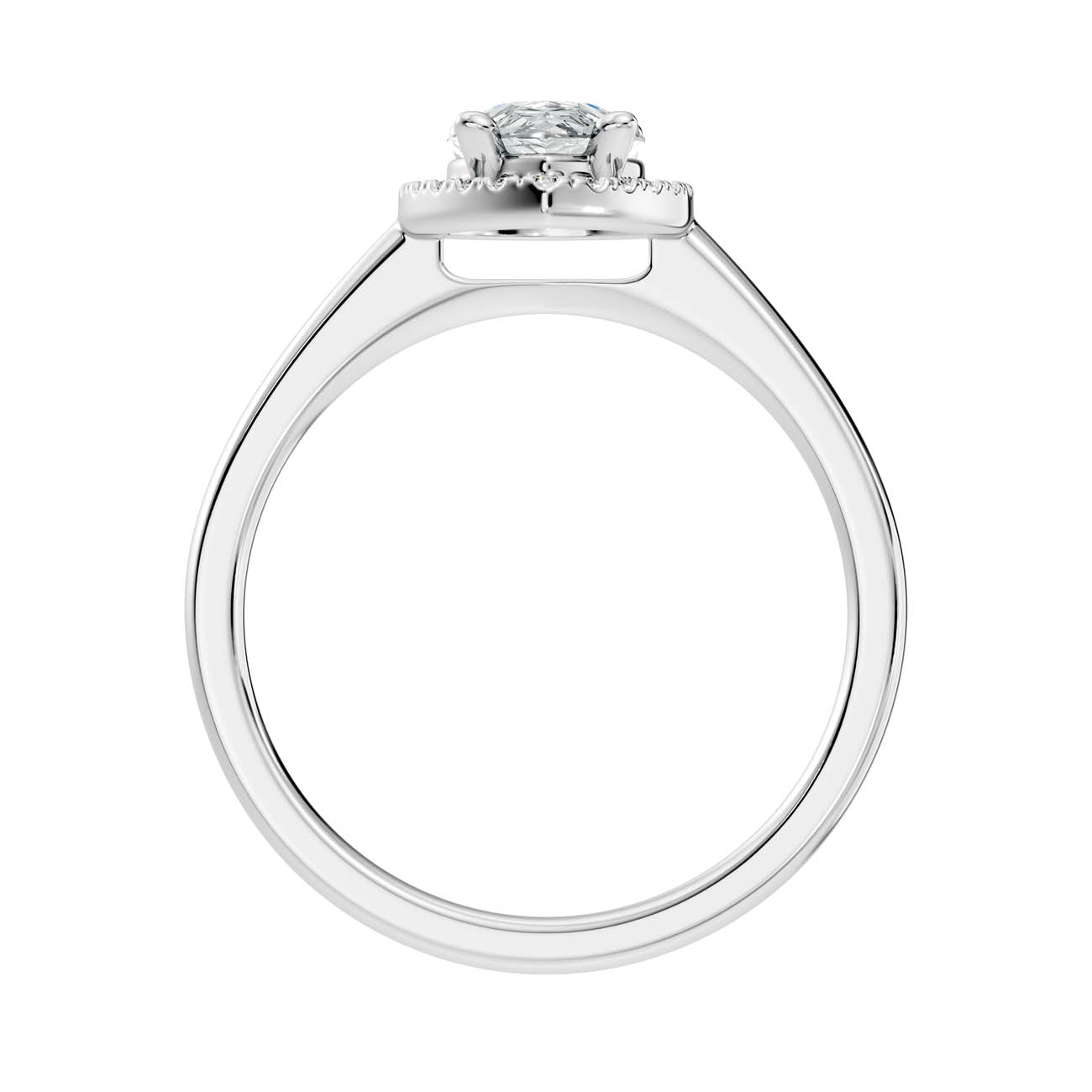 .50-1.00 Ct. Pear-Shaped Diamond Halo Ring with Four-Prong Setting (ja1-e copy) 11