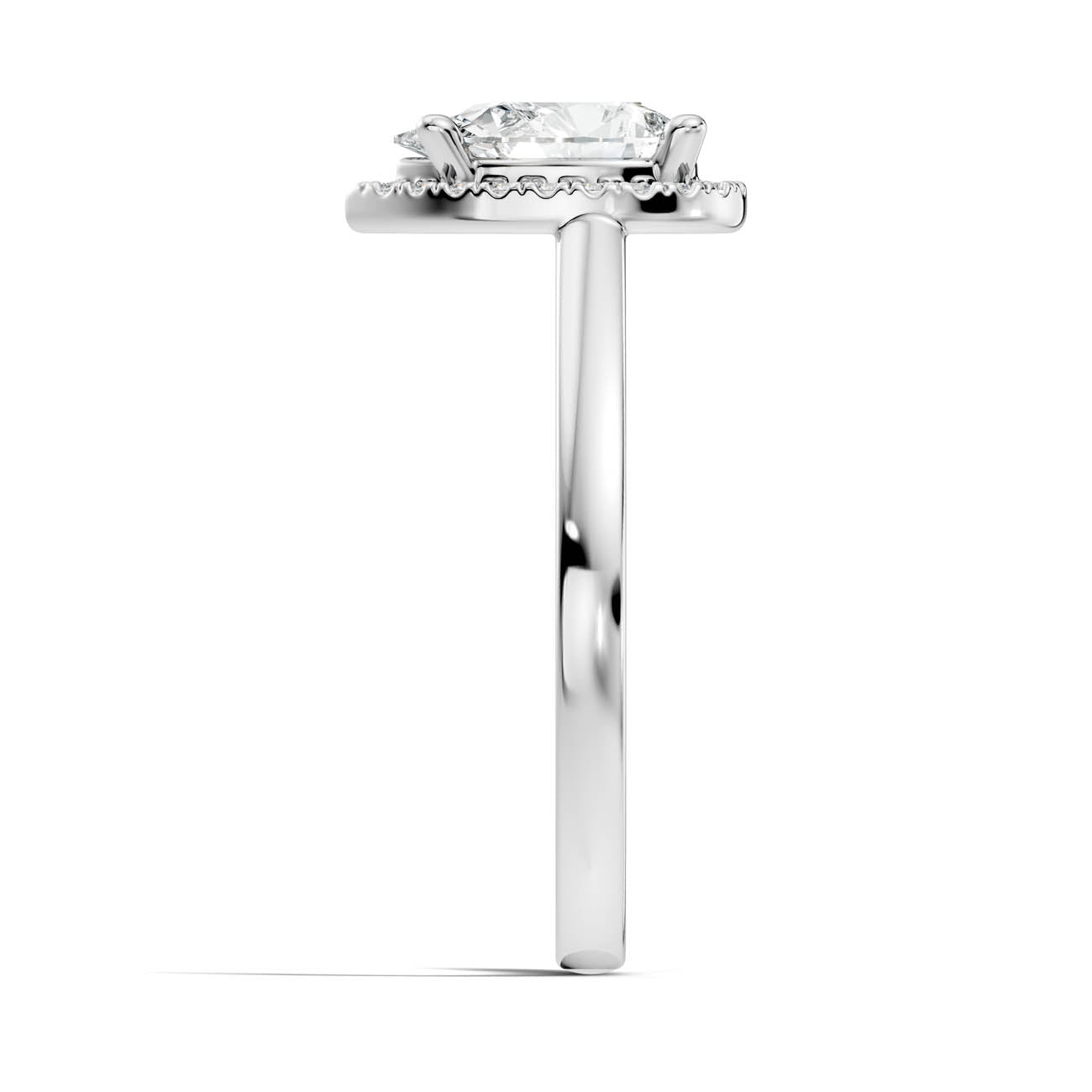 .50-1.00 Ct. Pear-Shaped Diamond Halo Ring with Four-Prong Setting (ja1-e copy) 12