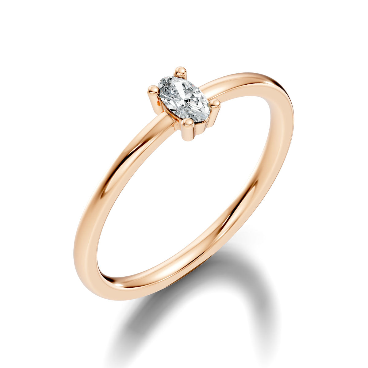 .15 Ct. Classic Oval Diamond Solitaire Ring with Four-Prong Setting (ja7-a copy) 9