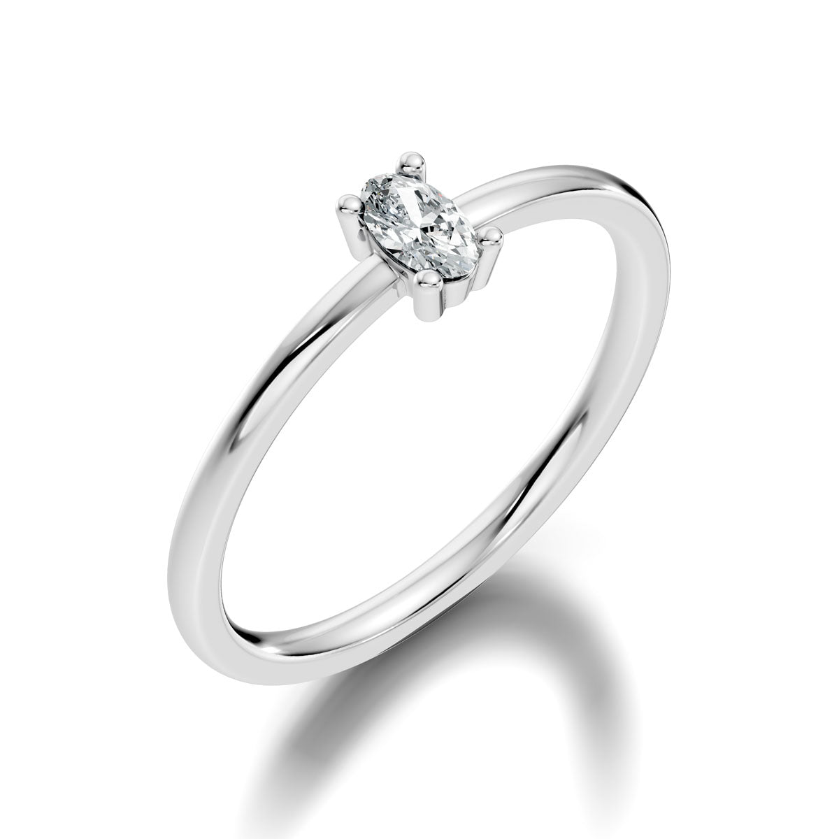 .15 Ct. Classic Oval Diamond Solitaire Ring with Four-Prong Setting (ja7-a copy) 12