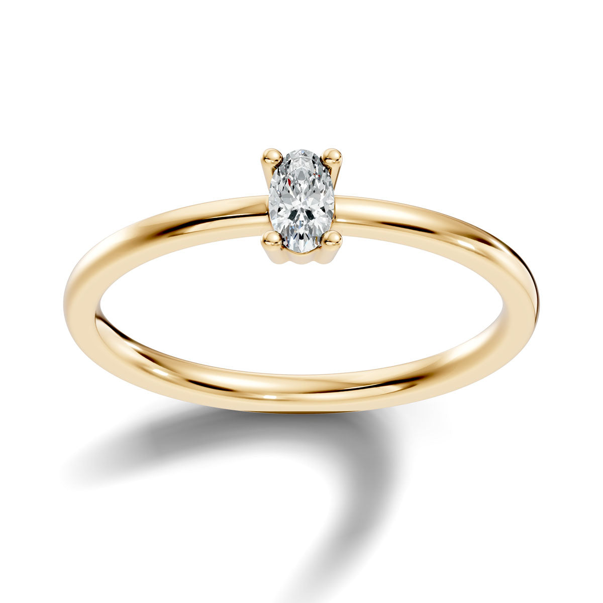 .15 Ct. Classic Oval Diamond Solitaire Ring with Four-Prong Setting (ja7-a copy) 3