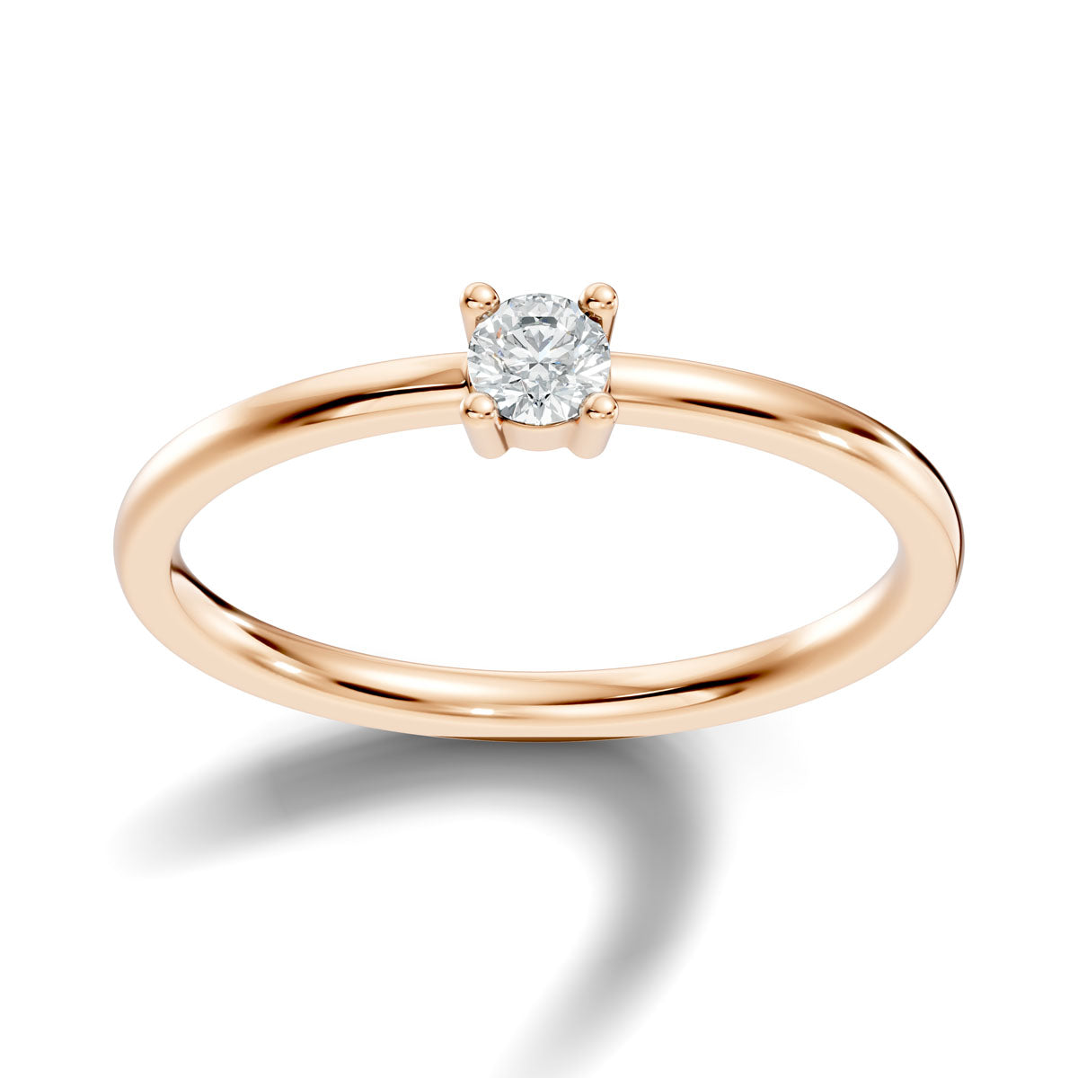 .15 Ct. Classic Round Diamond Solitaire Ring with Four-Prong Setting (ja7-b copy) 7