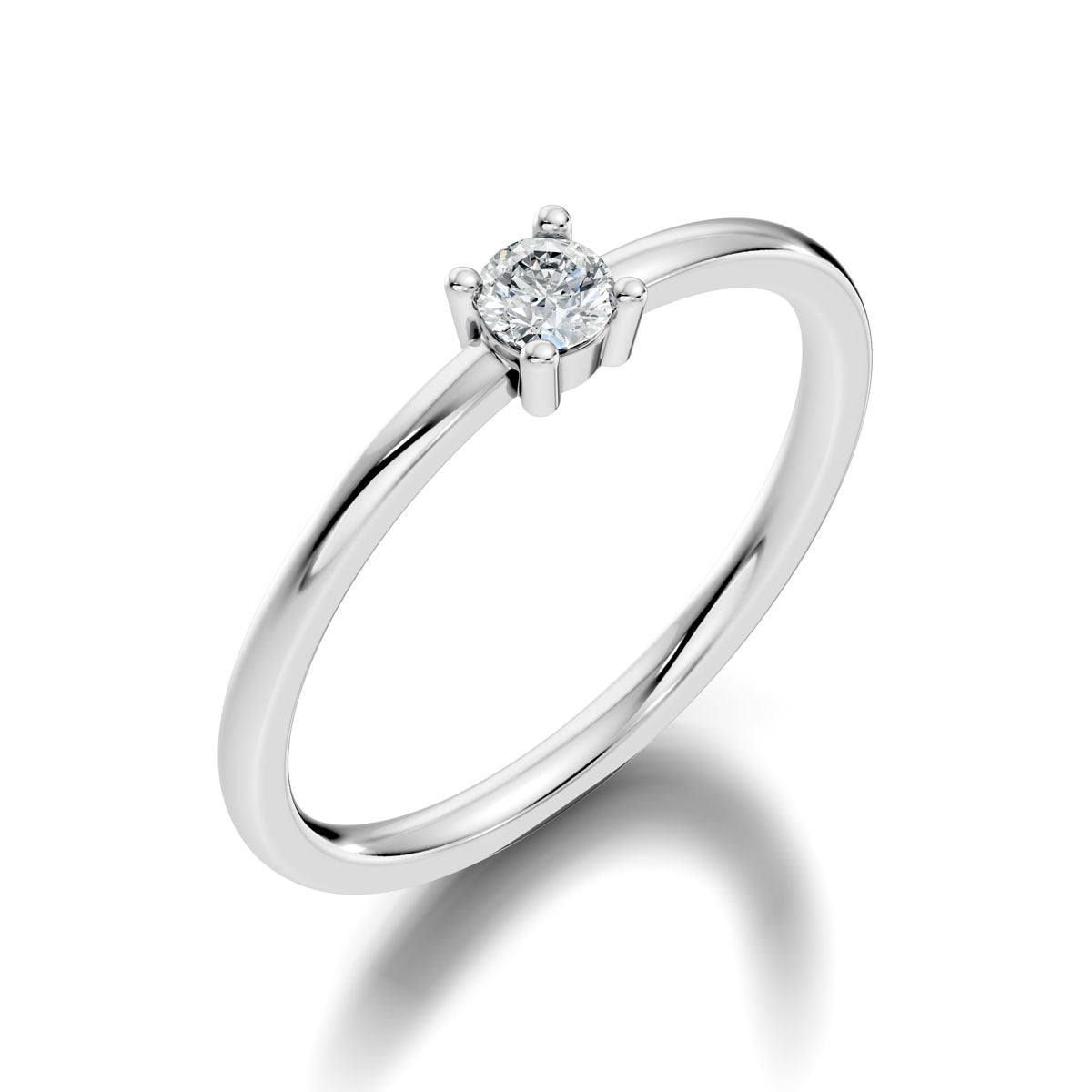 .15 Ct. Classic Round Diamond Solitaire Ring with Four-Prong Setting (ja7-b copy) 10