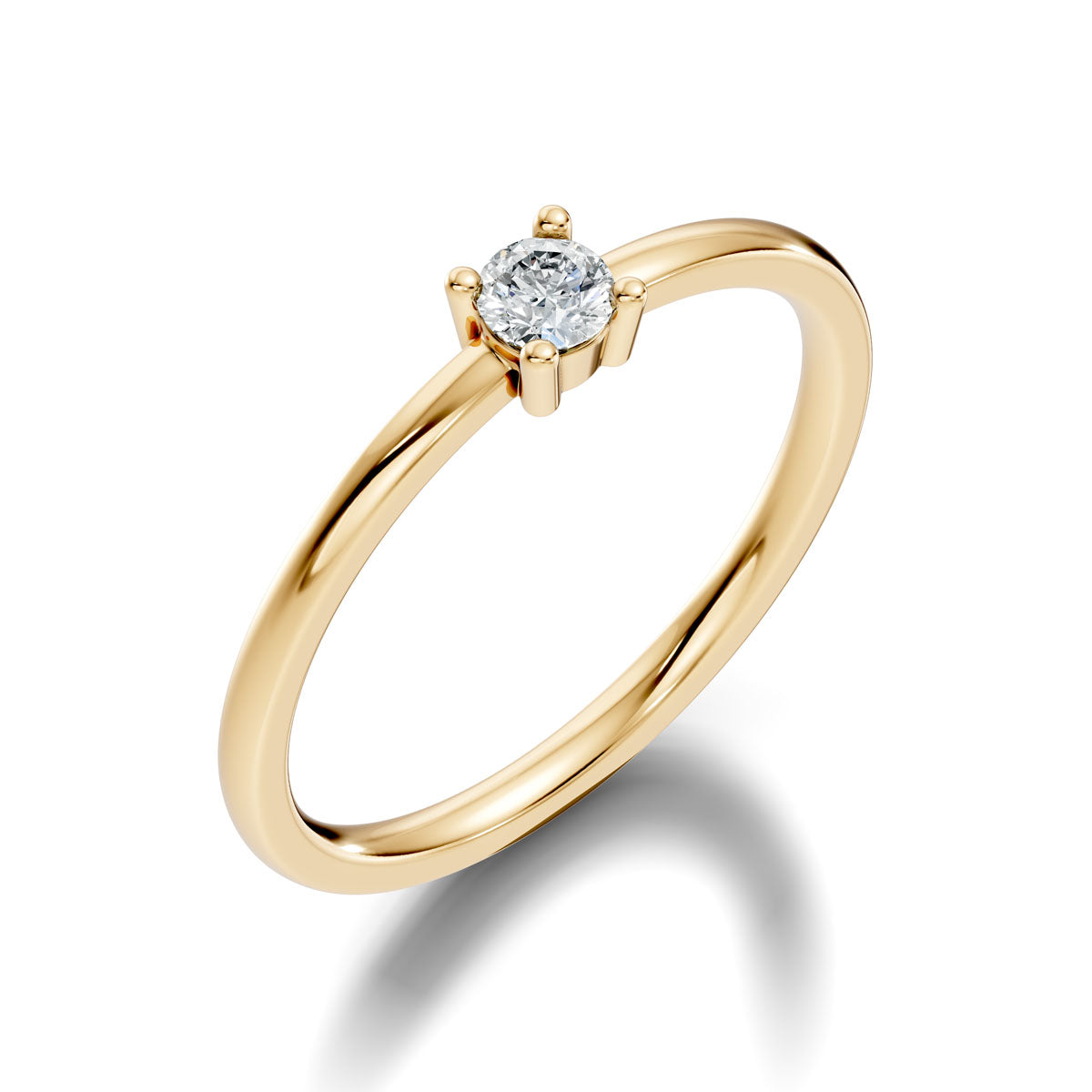 .15 Ct. Classic Round Diamond Solitaire Ring with Four-Prong Setting (ja7-b copy)