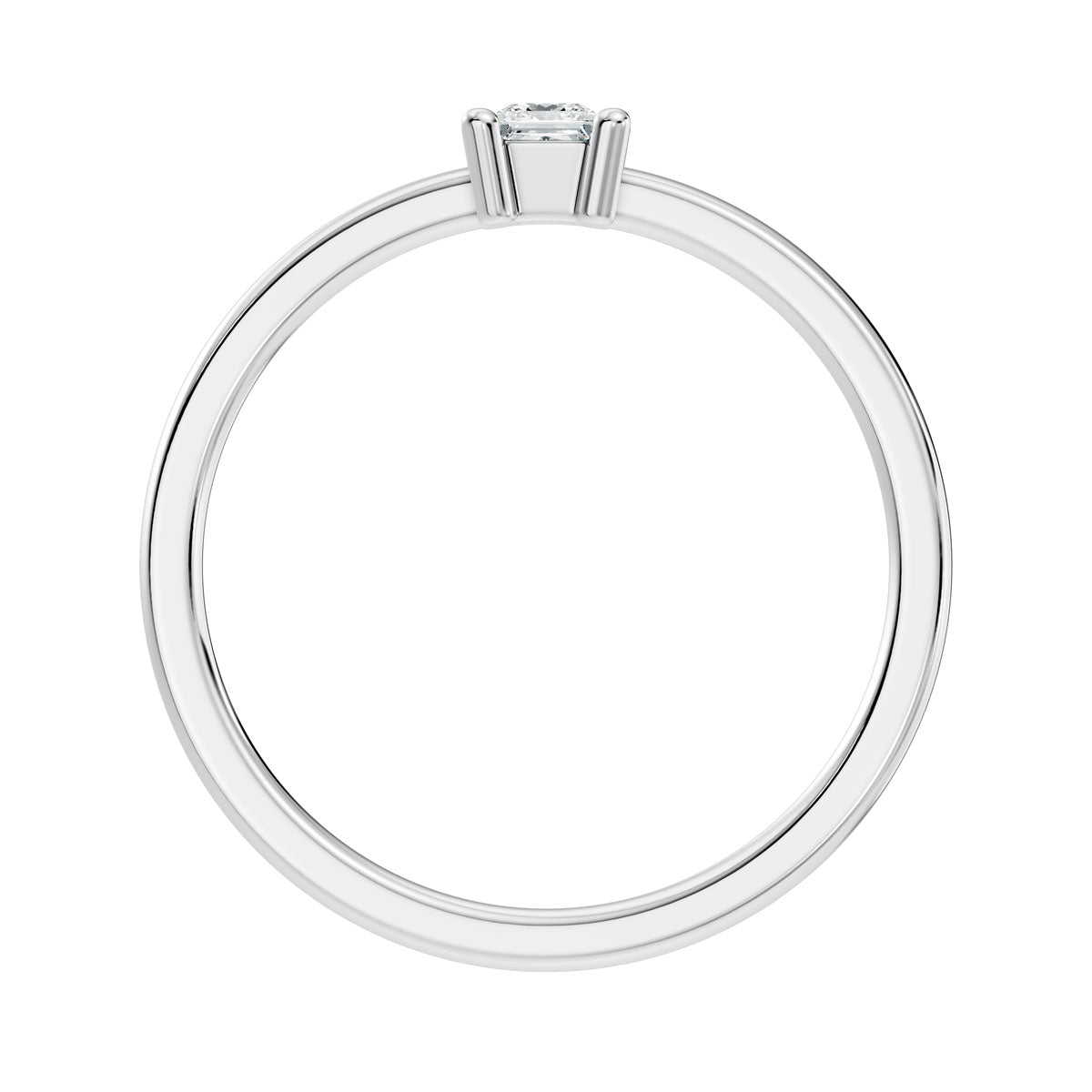 .10 Ct. Classic Princess Cut Diamond Solitaire Ring with Four-Prong Setting (ja7-c copy) 11