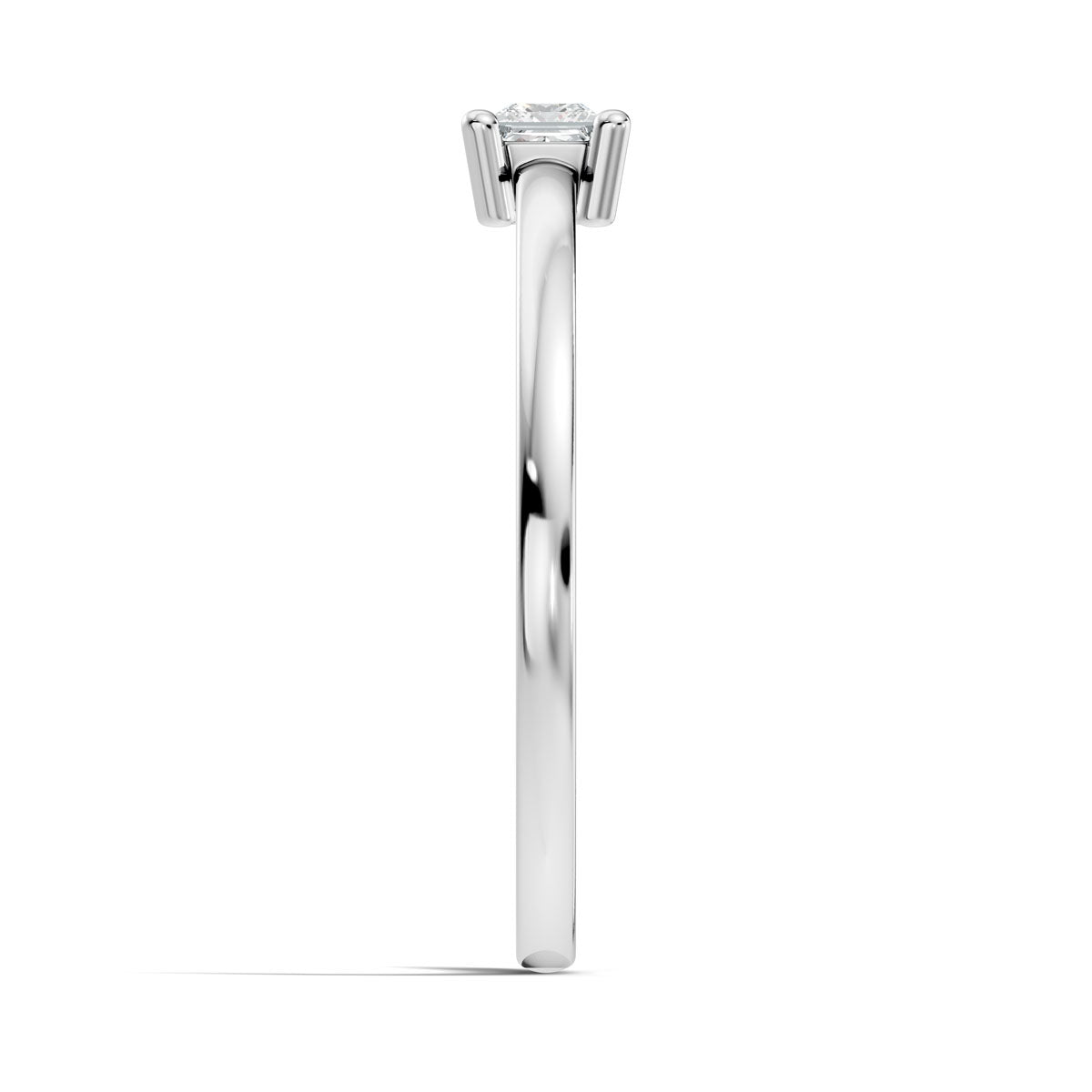 .10 Ct. Classic Princess Cut Diamond Solitaire Ring with Four-Prong Setting (ja7-c copy) 12