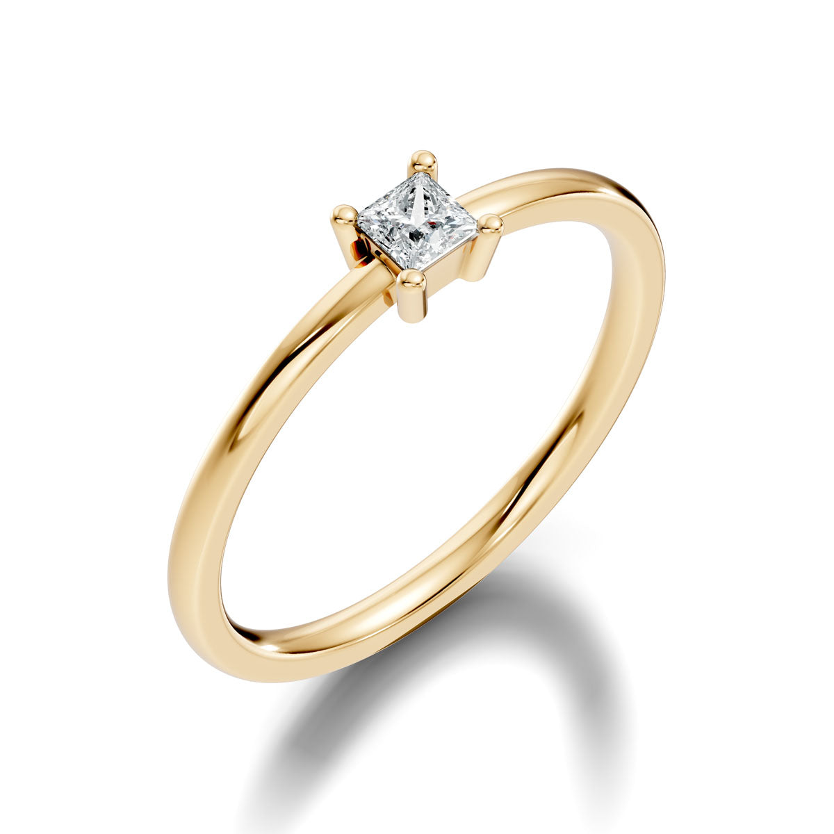 .10 Ct. Classic Princess Cut Diamond Solitaire Ring with Four-Prong Setting (ja7-c copy)