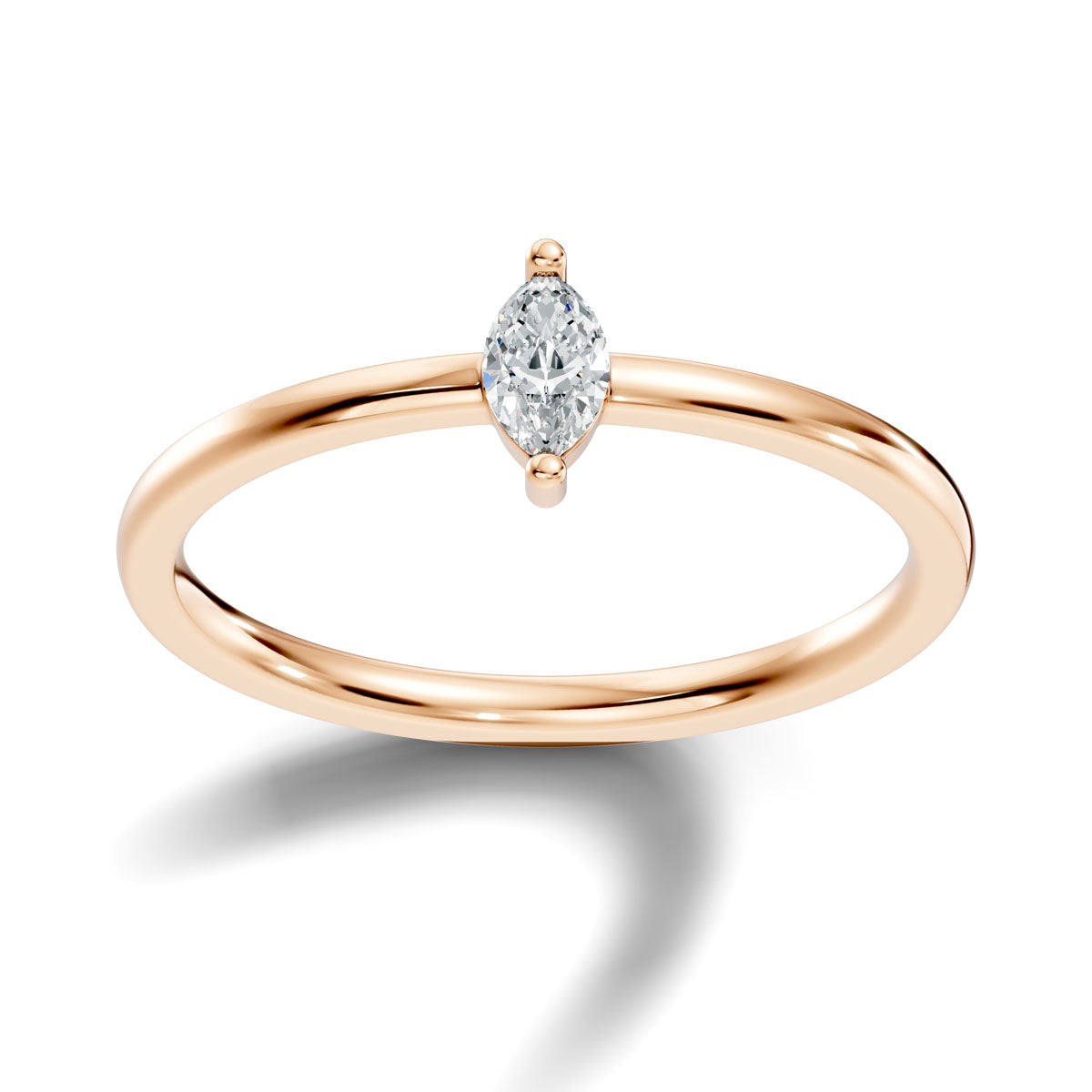 .15 Ct. Marquise Diamond Solitaire Ring with Two-Prong Setting (ja7-e copy) 6