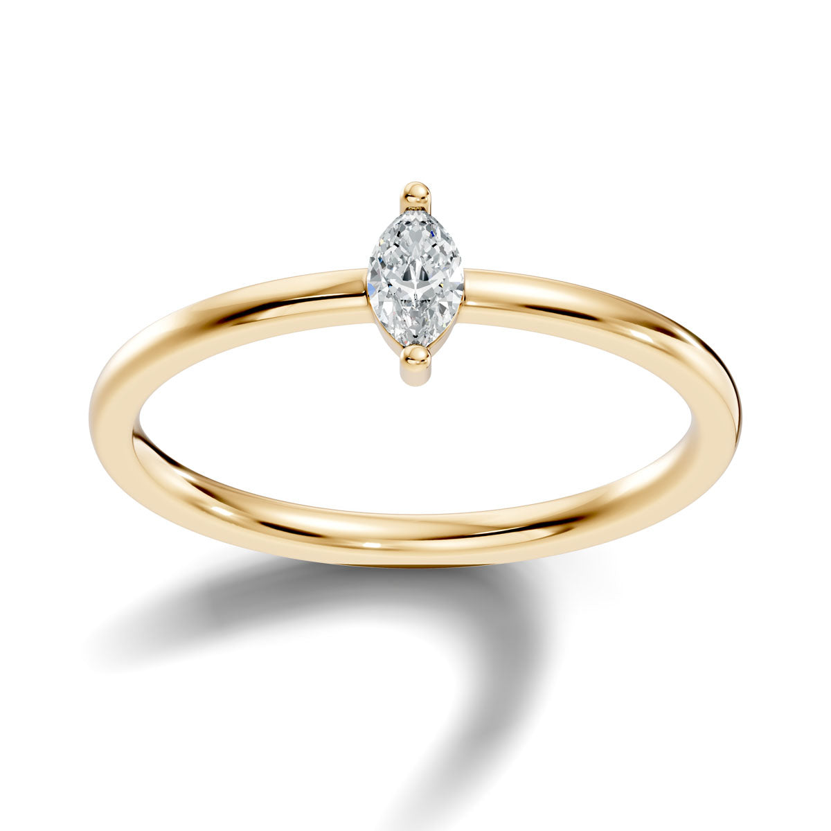 .15 Ct. Marquise Diamond Solitaire Ring with Two-Prong Setting (ja7-e copy) 3